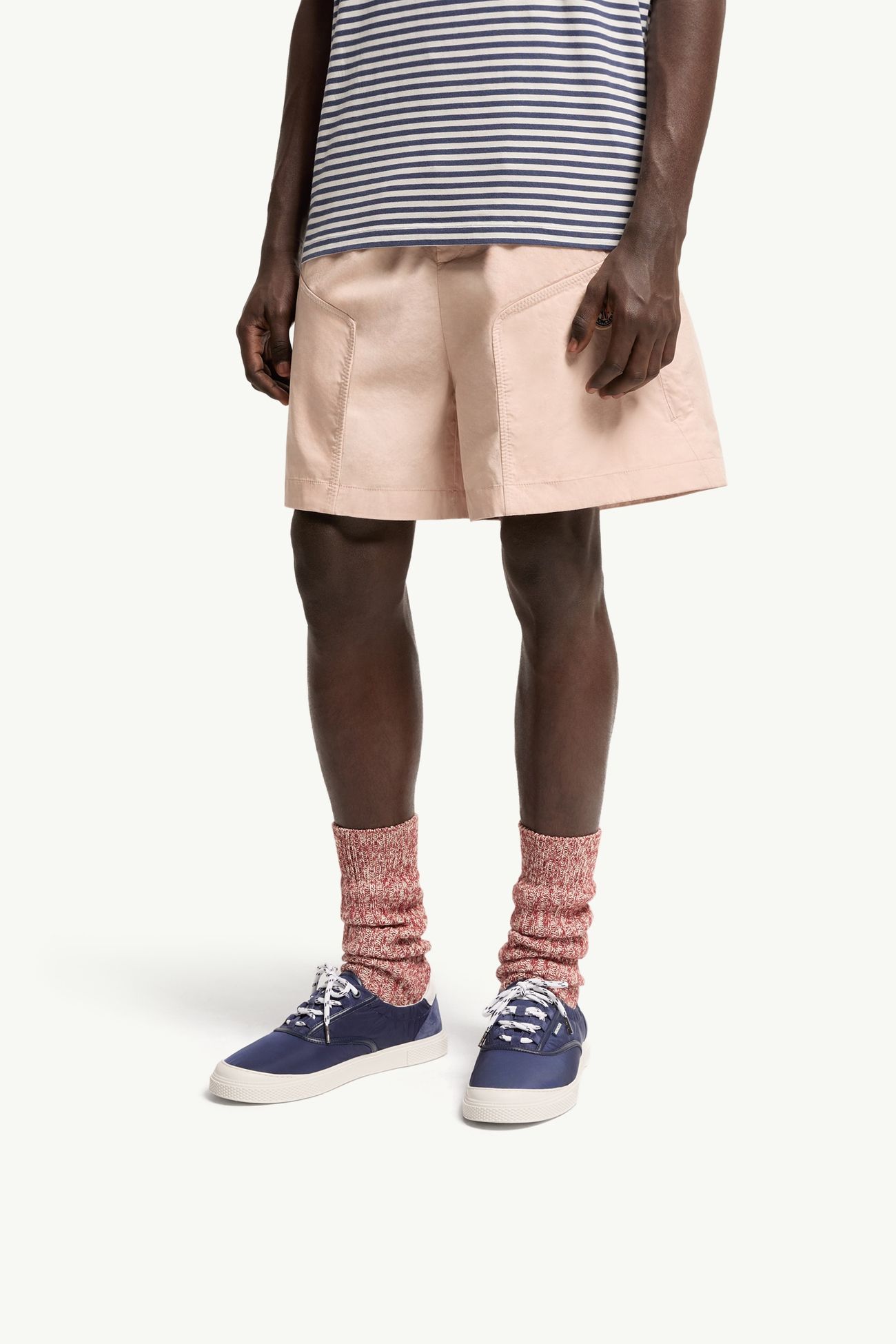 Vera Leisure Nylon Sneakers Men Dark Blue Moncler 1