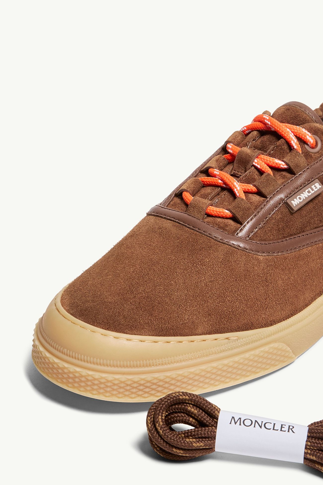 Vera Leisure Suede Trainers Men Brown Moncler 9