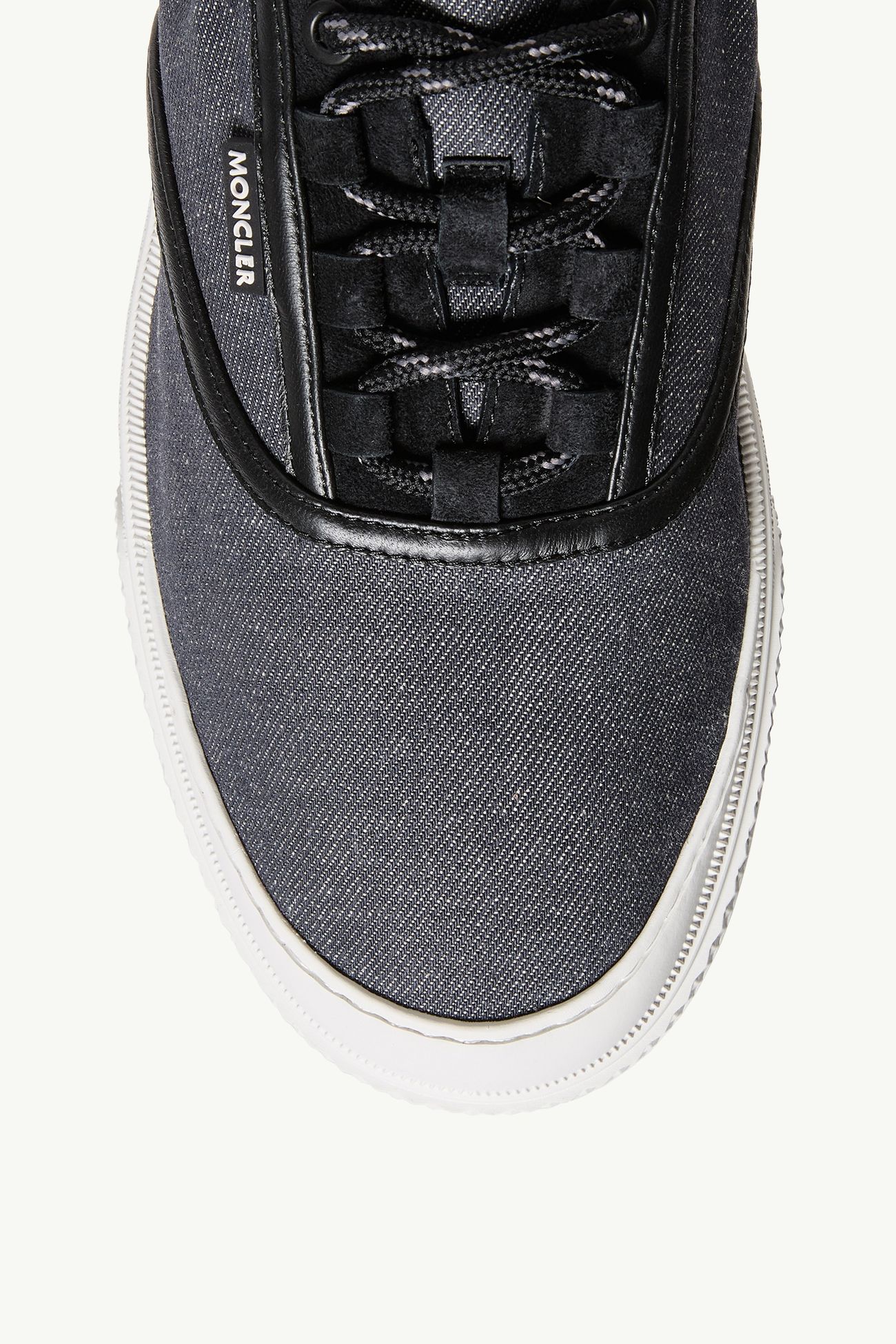 Sneaker Vera Leisure in denim Uomo Blu Scuro Moncler 2