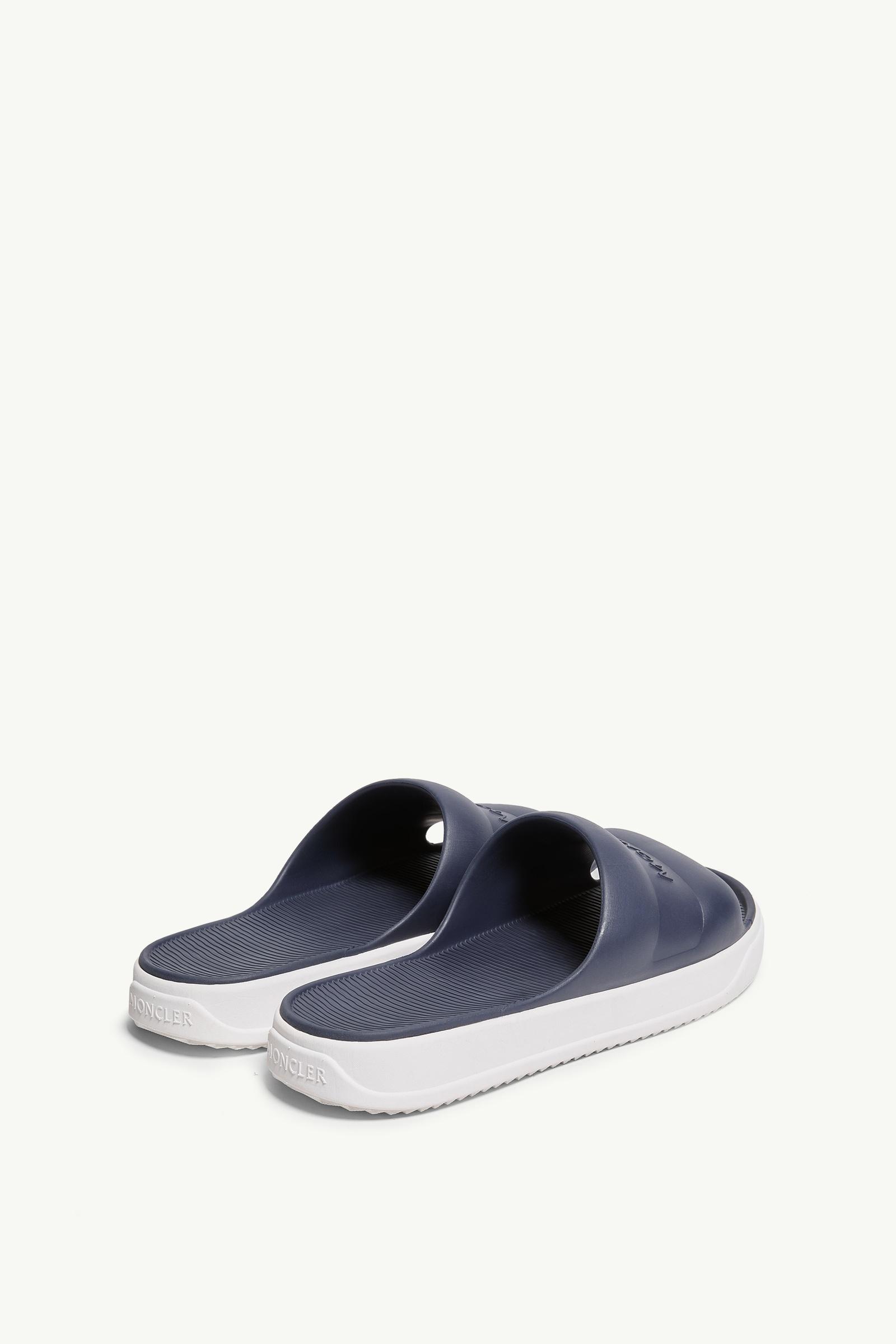 Navy Blue Moncler Altive Slides - Sandals & Sliders for Men