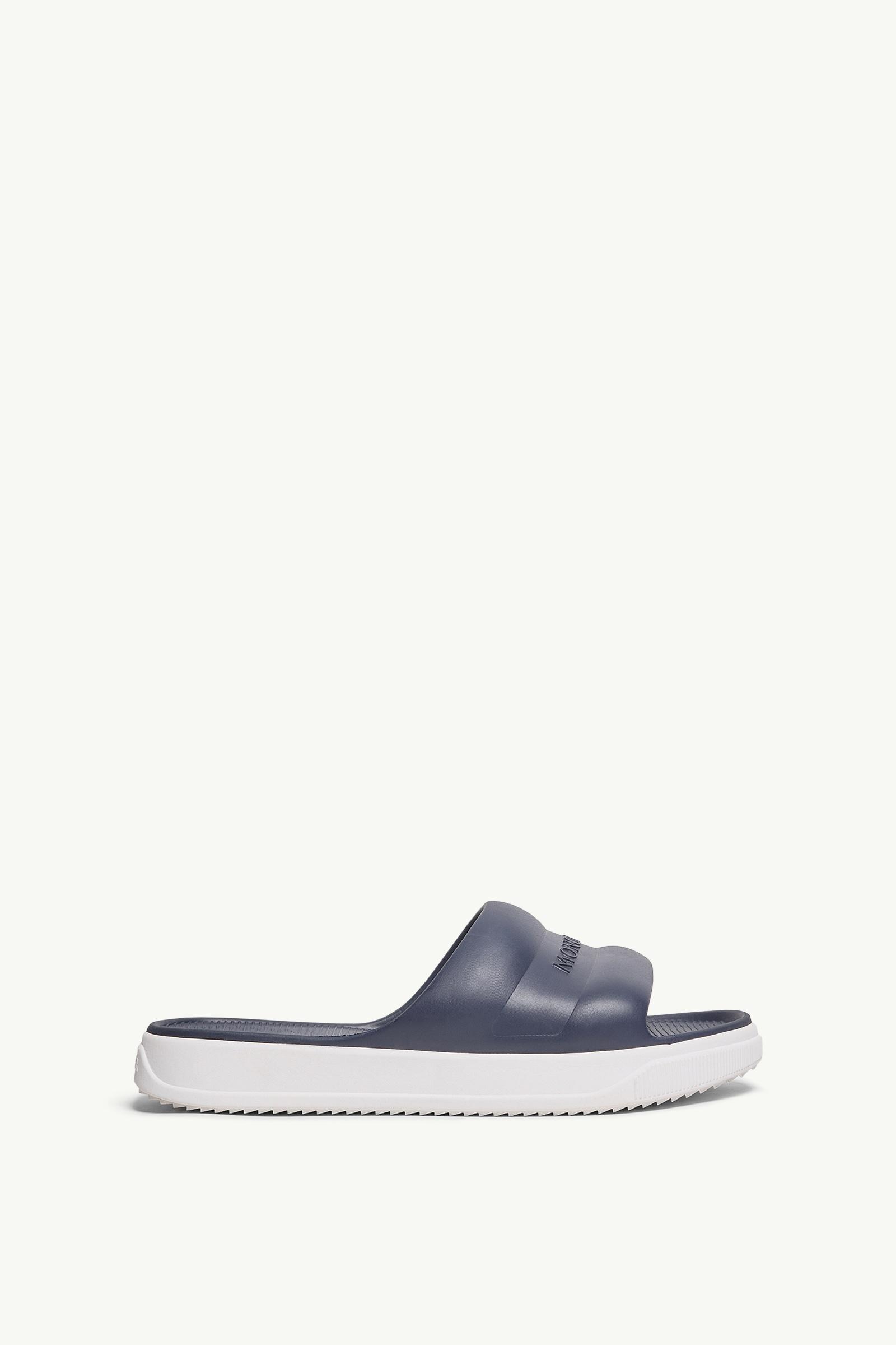 Navy Blue Moncler Altive Slides - Sandals & Sliders for Men