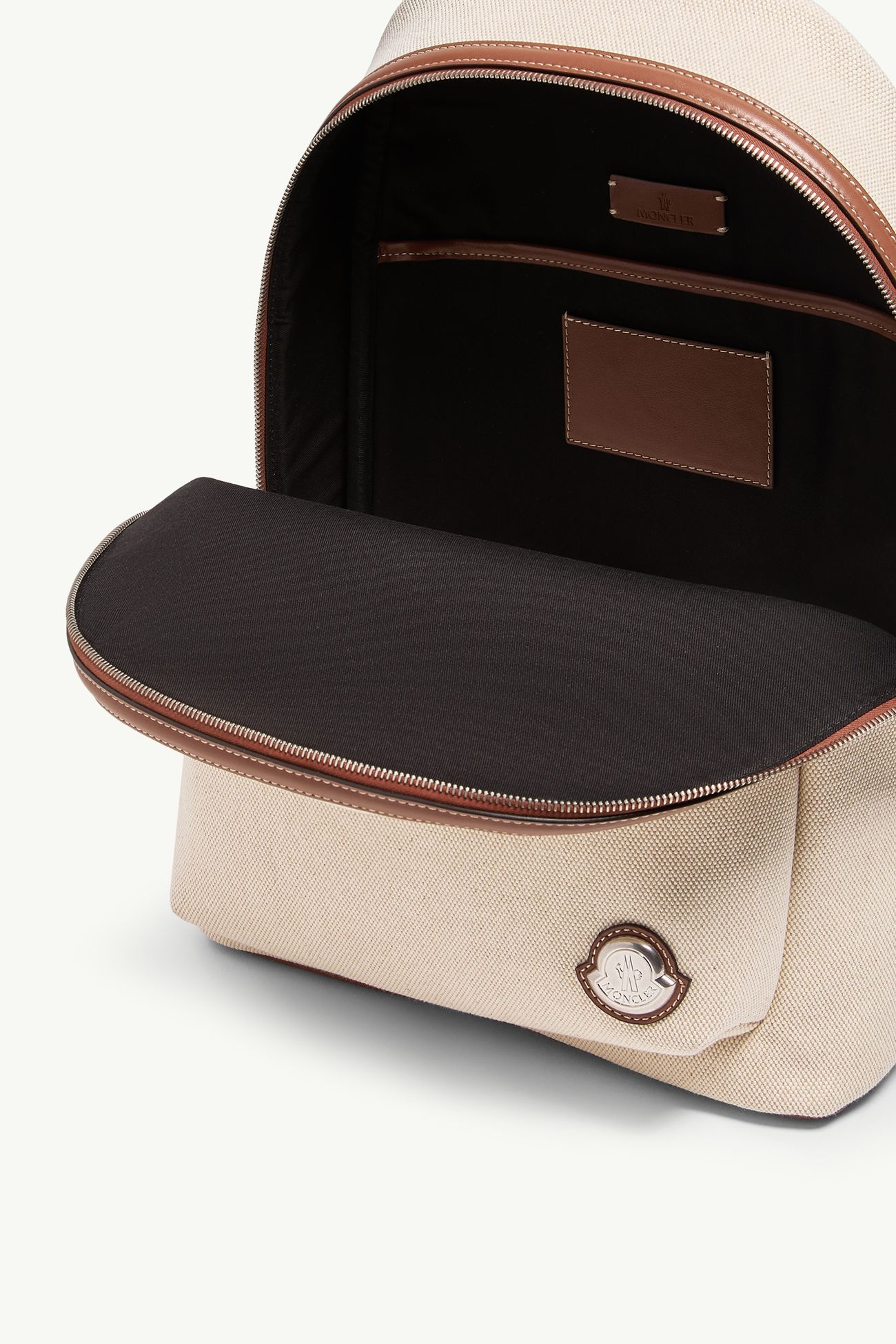 Carlo Rucksack-Tasche Herren Weiß-Elfenbein Moncler 4