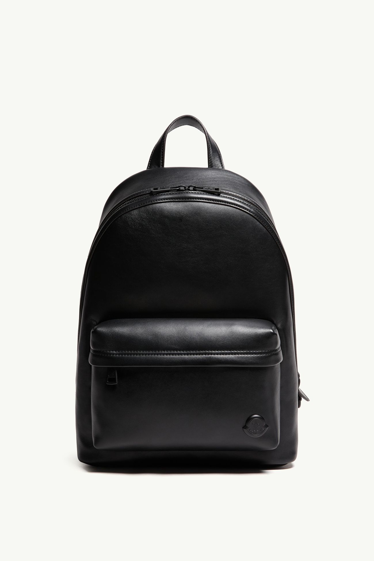 ブラック Carlo Leather バックパック : バッグ&スモールアクセサリー 