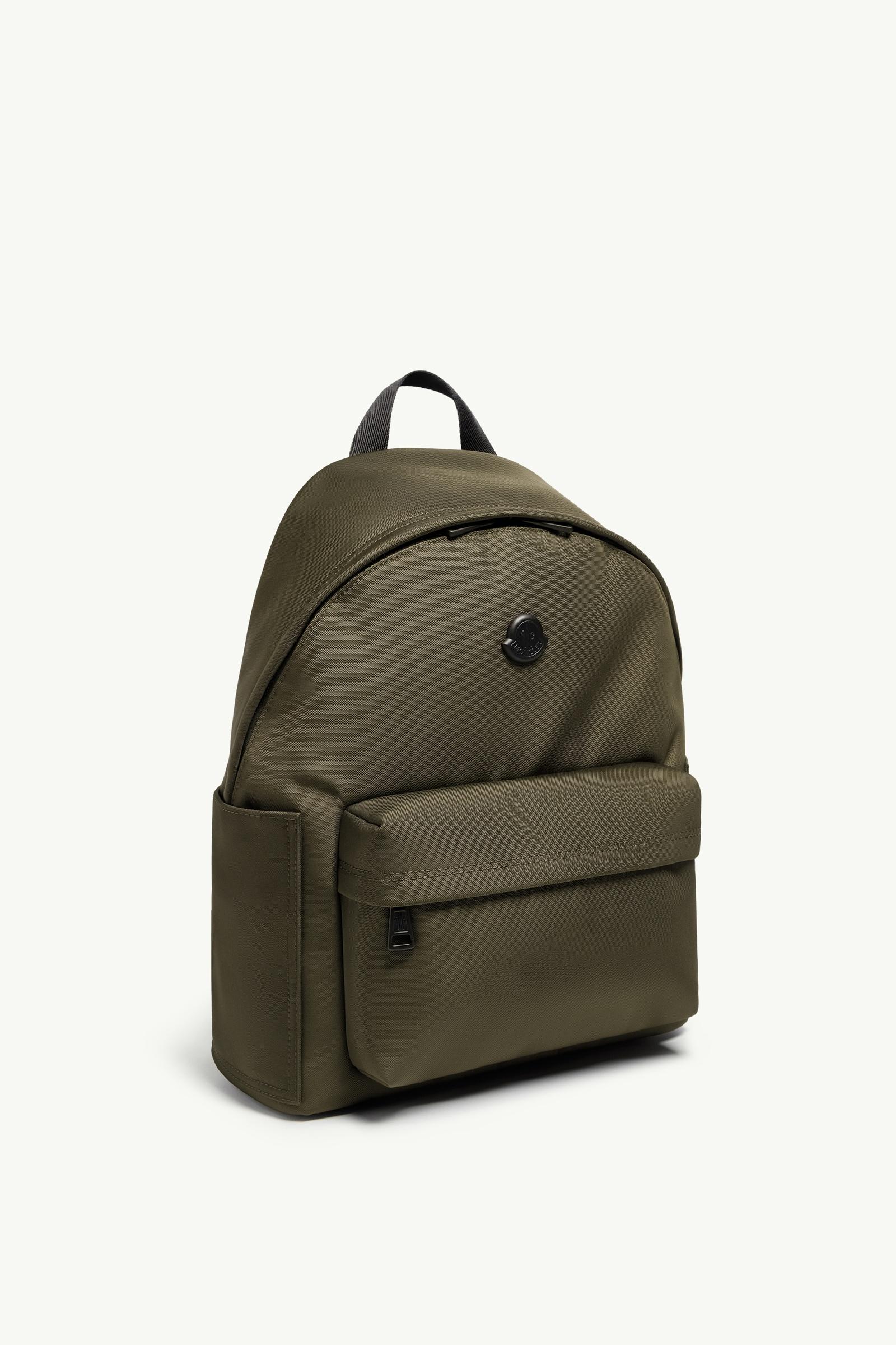Olive Green New Pierrick Metal Logo Backpack - Bags & Small