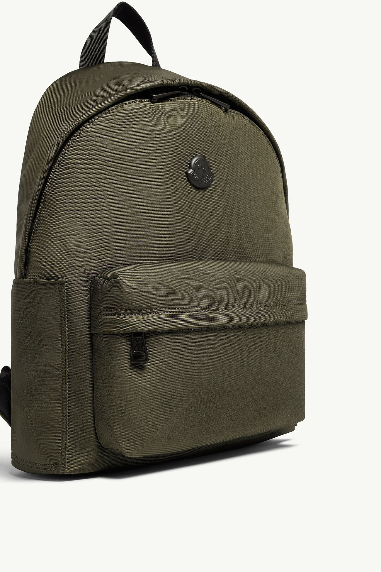 New Pierrick Metal Logo Backpack Men Olive Green Moncler 2