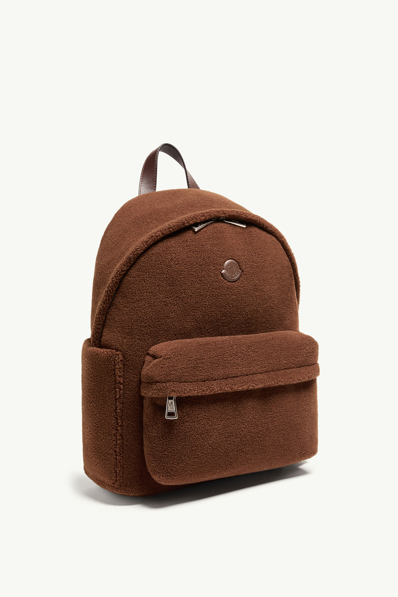 New Pierrick Rucksack aus Teddystoff Herren Braun Moncler 2