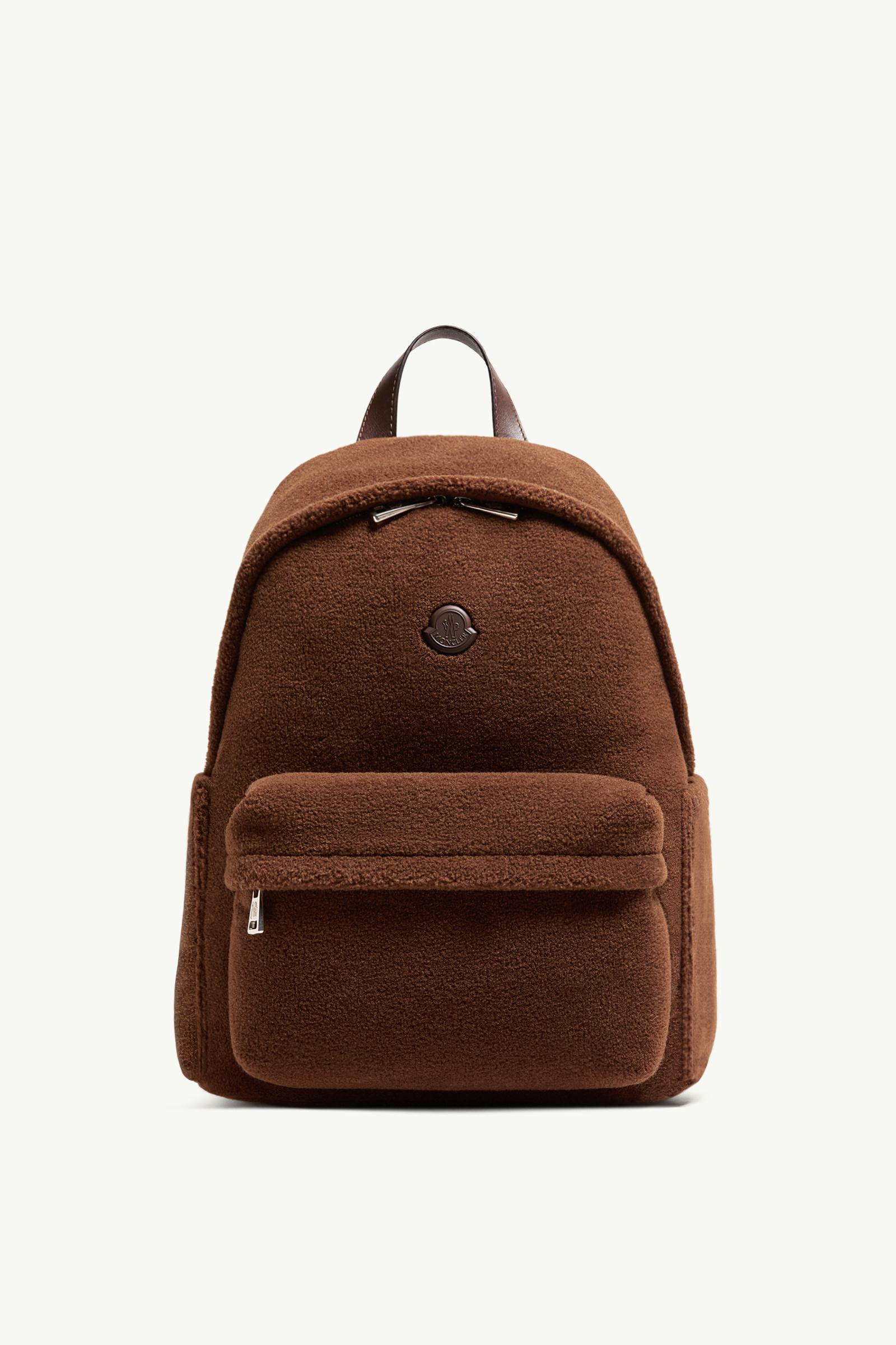 MONCLER ブラウン レザーケース　小銭入れ　モンクレール Brown New Pierrick Teddy Backpack - Bags & Small Accessories for