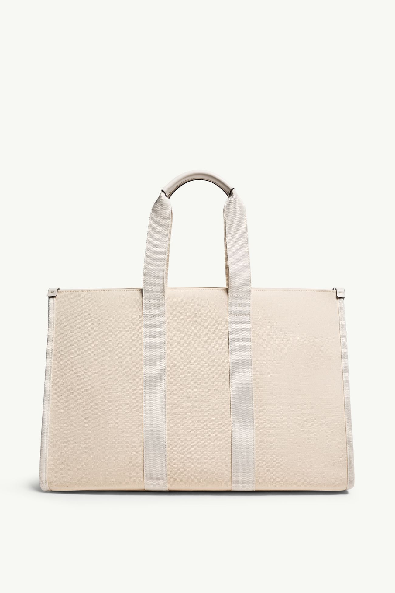 Cabas long en toile Hommes Blanc Ivoire Moncler 3