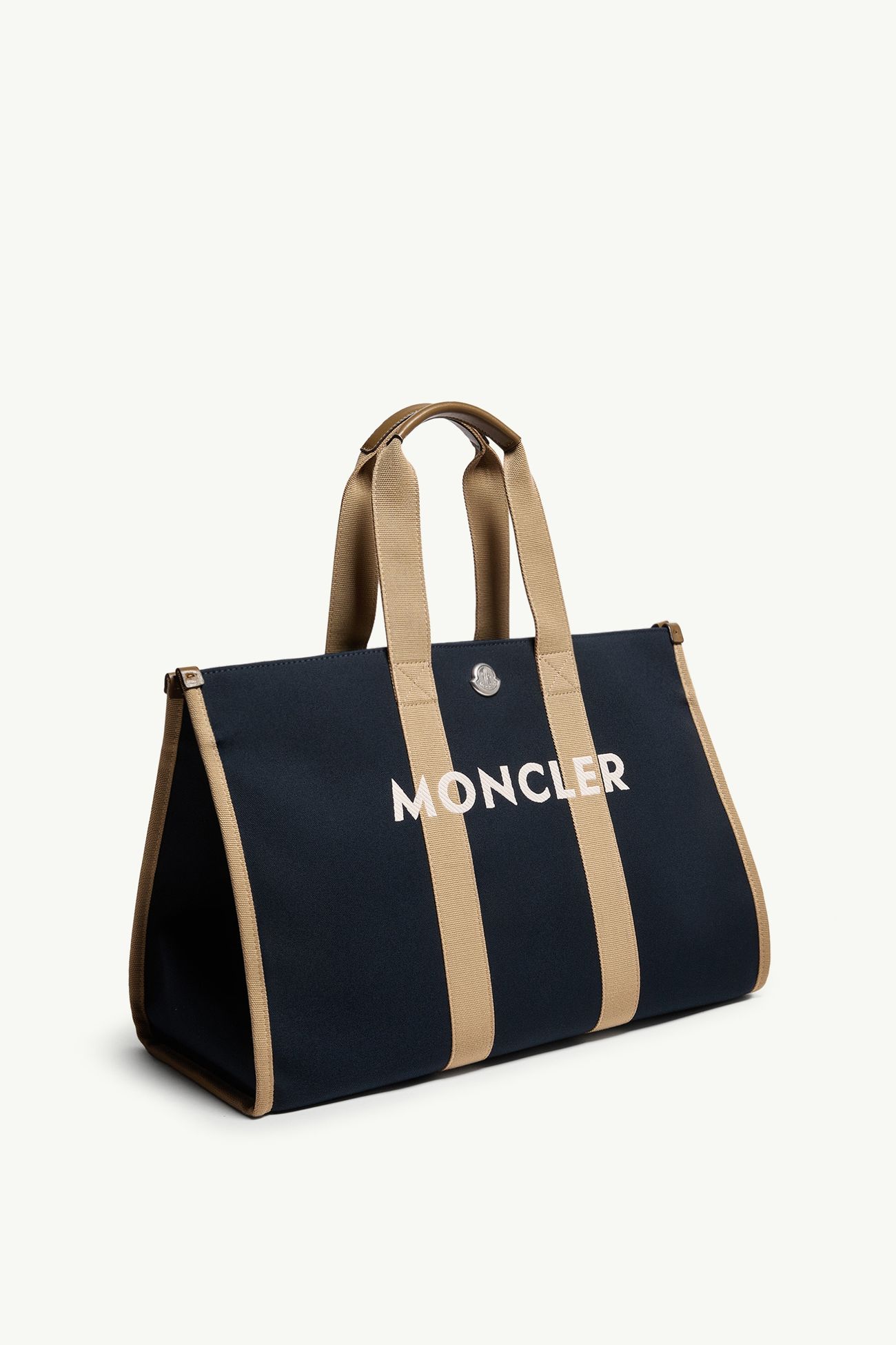 標誌帆布手提袋 男士 海軍藍色 Moncler 2