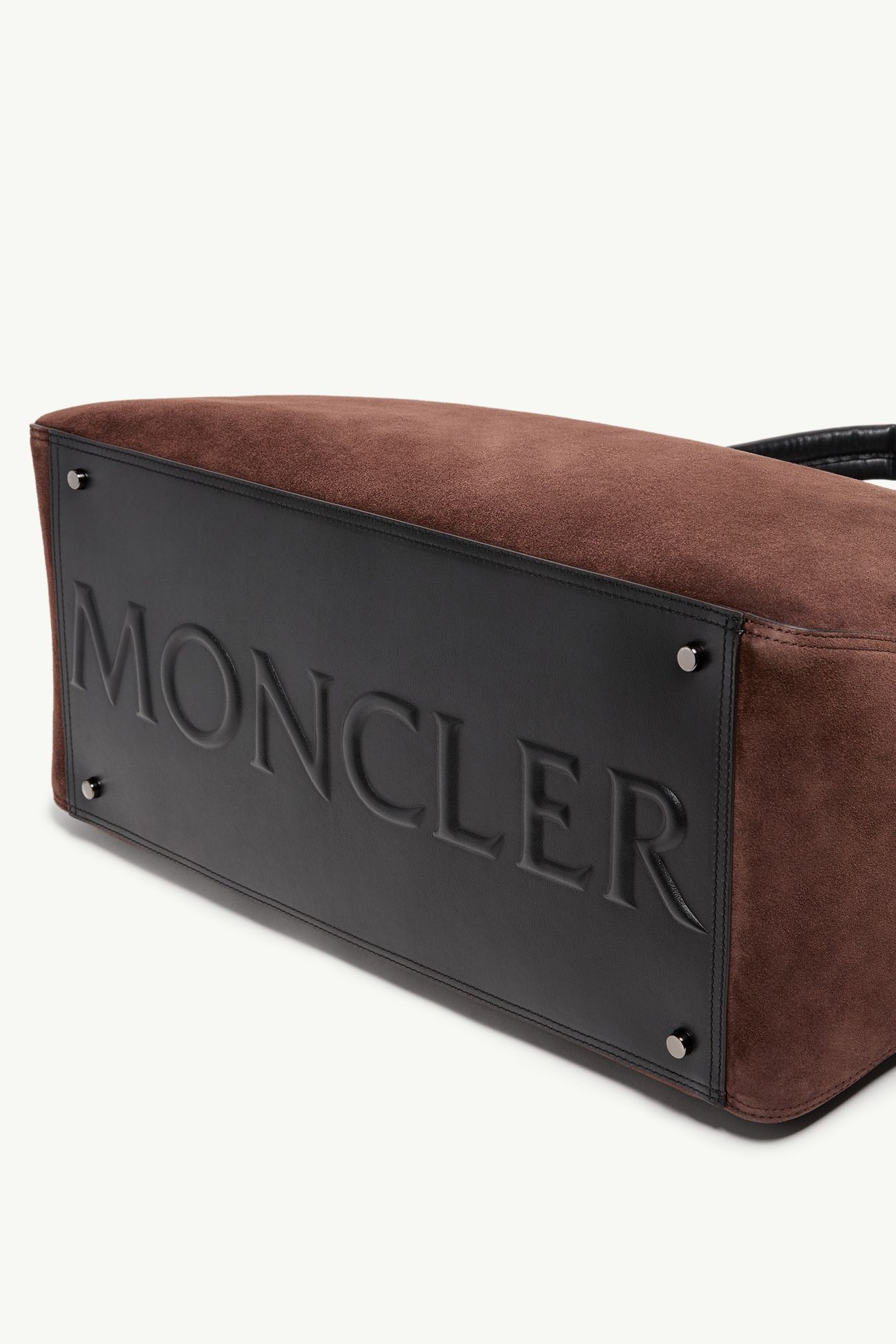 Carlo Suede Duffle Bag Men Brown Moncler 5