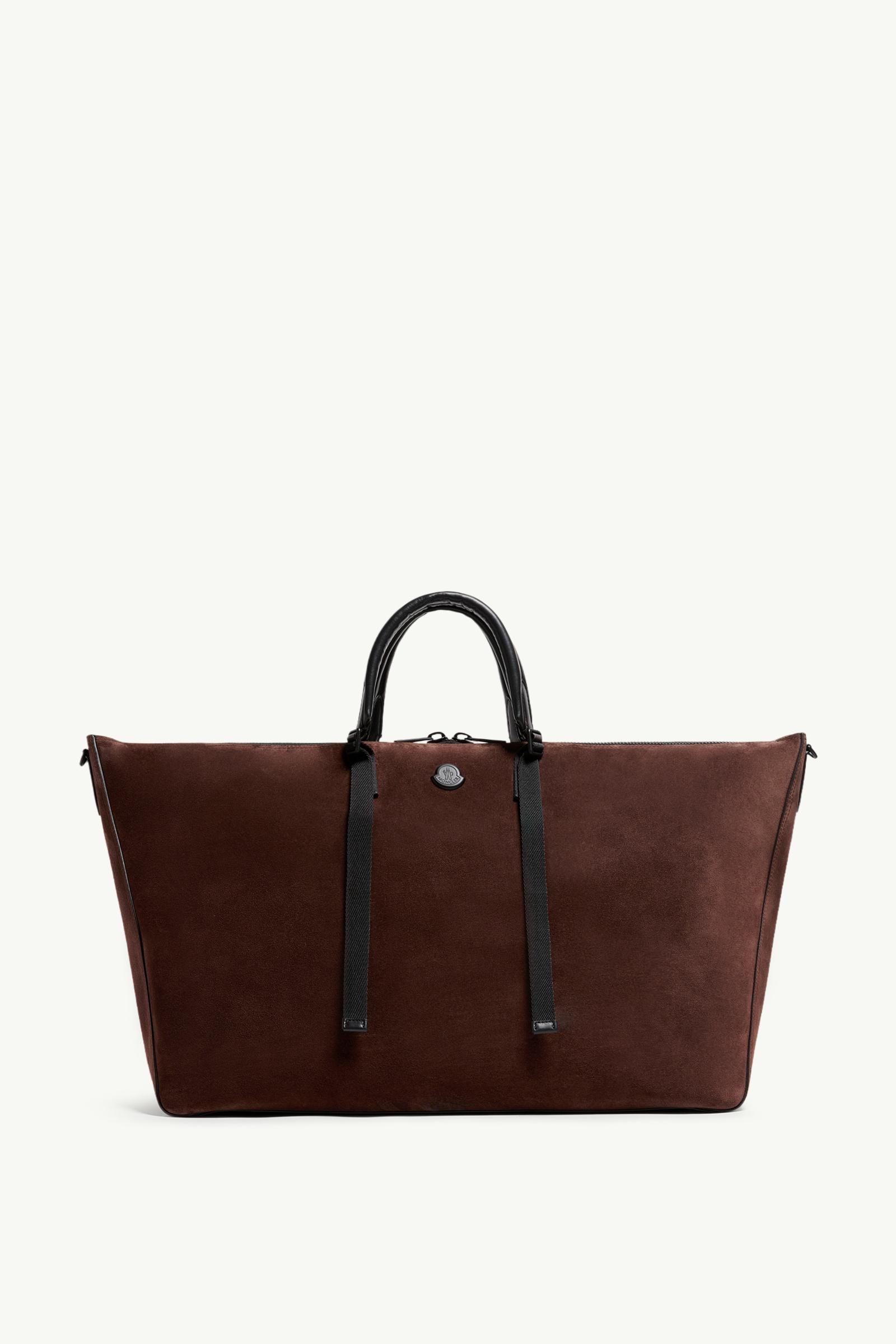 Brown Carlo Suede Duffle Bag - Bags & Small Accessories for Men