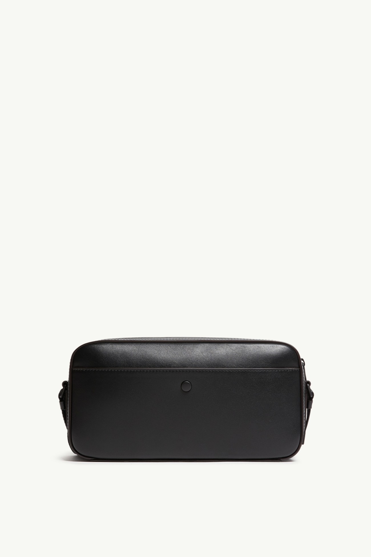 Carlo Leather Crossbody Bag Men Black Moncler 3