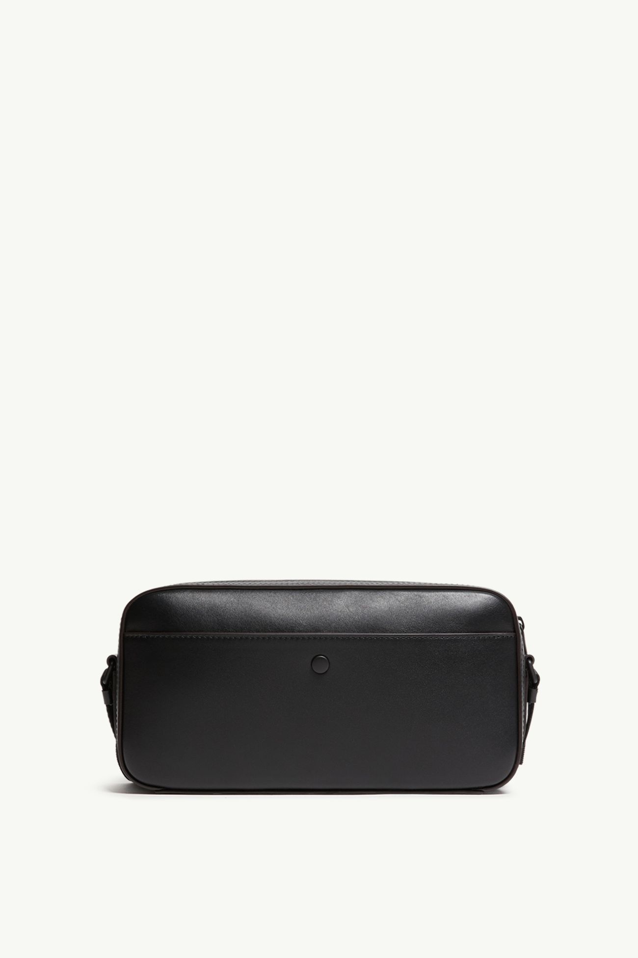 Sac à bandoulière en cuir Carlo Hommes Noir Moncler 3