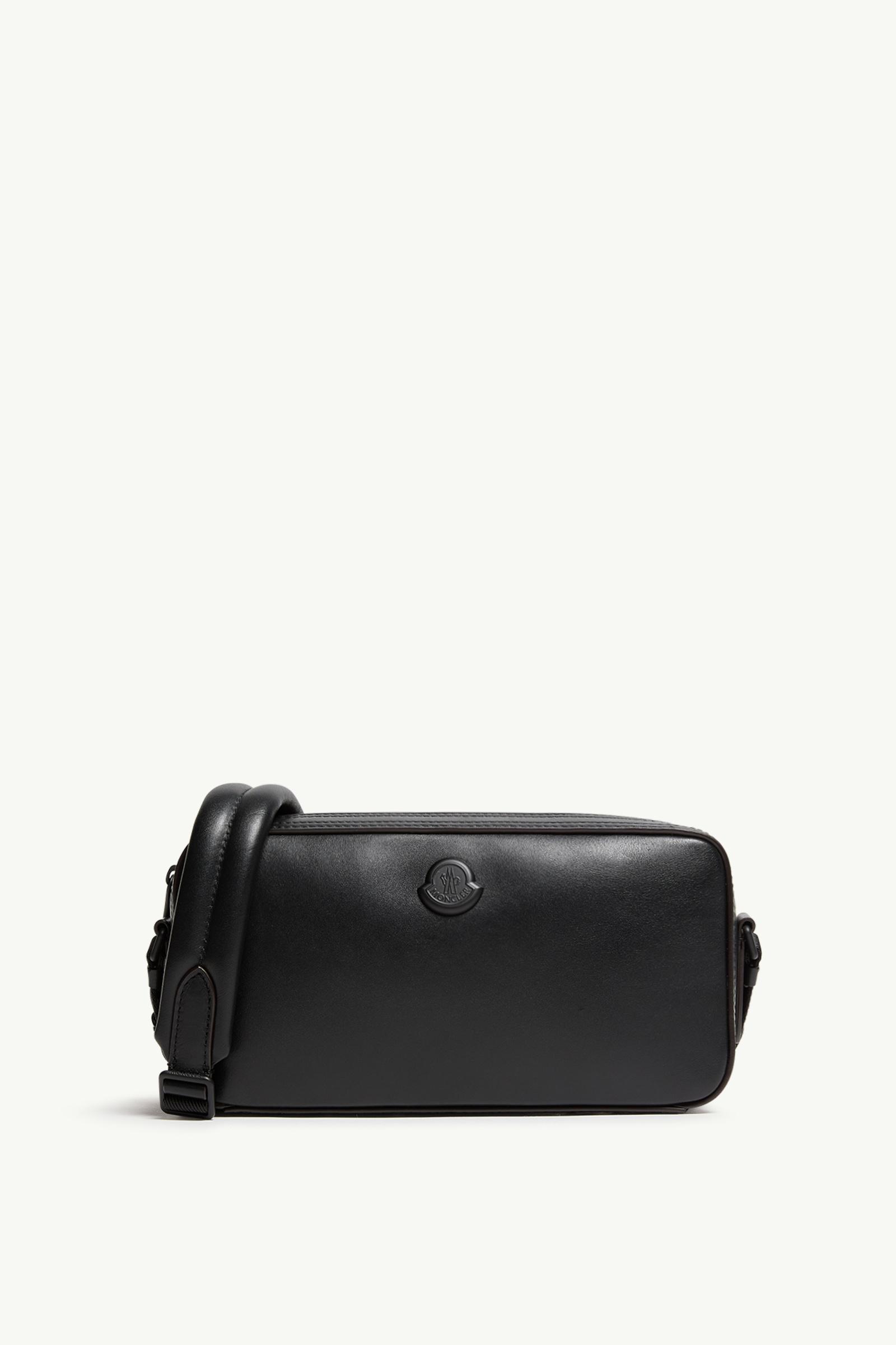 Carlo Umhängetasche aus Leder Herren Schwarz Moncler, 1 of 0