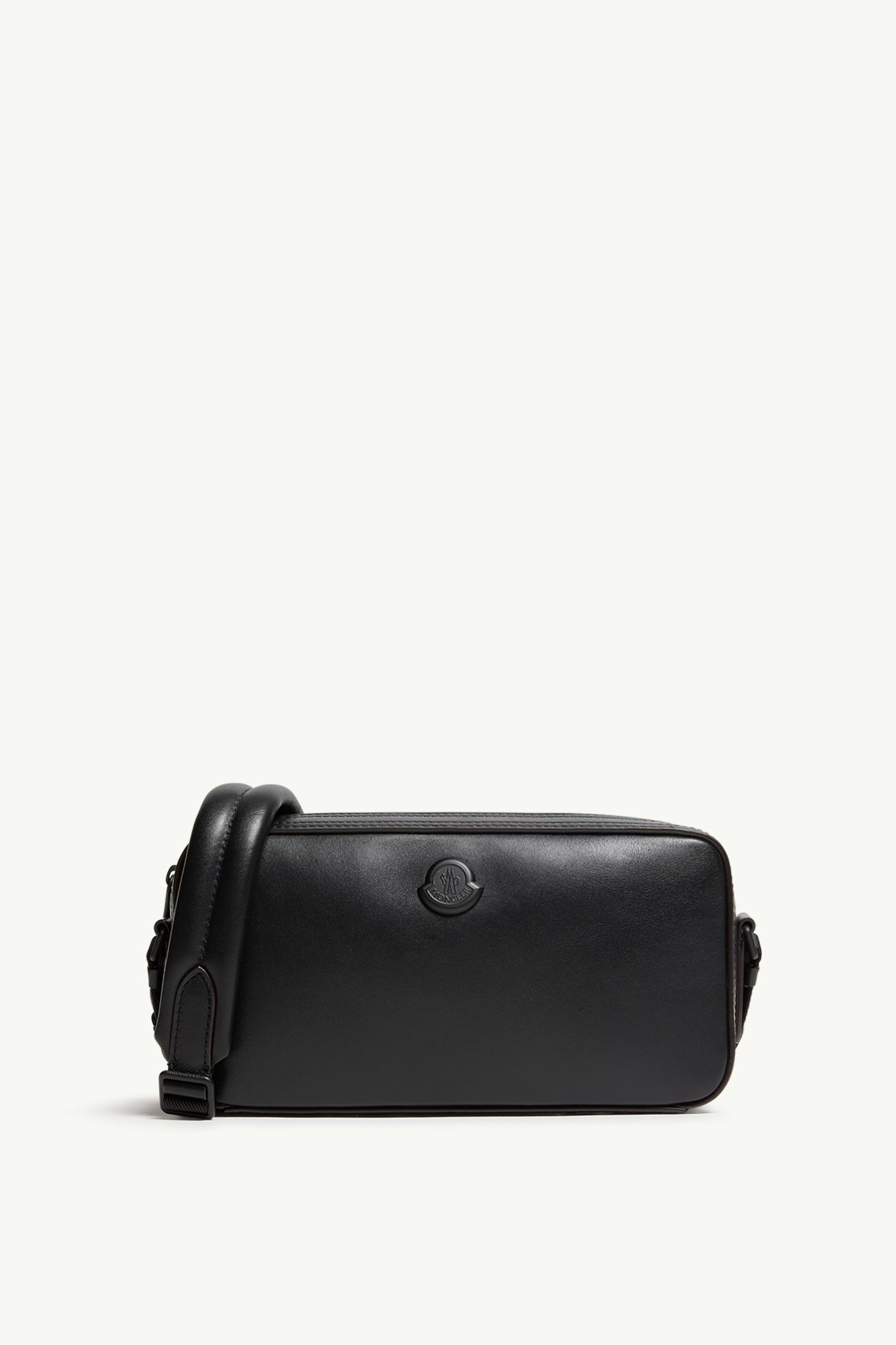 Carlo Umhängetasche aus Leder Herren Schwarz Moncler 0