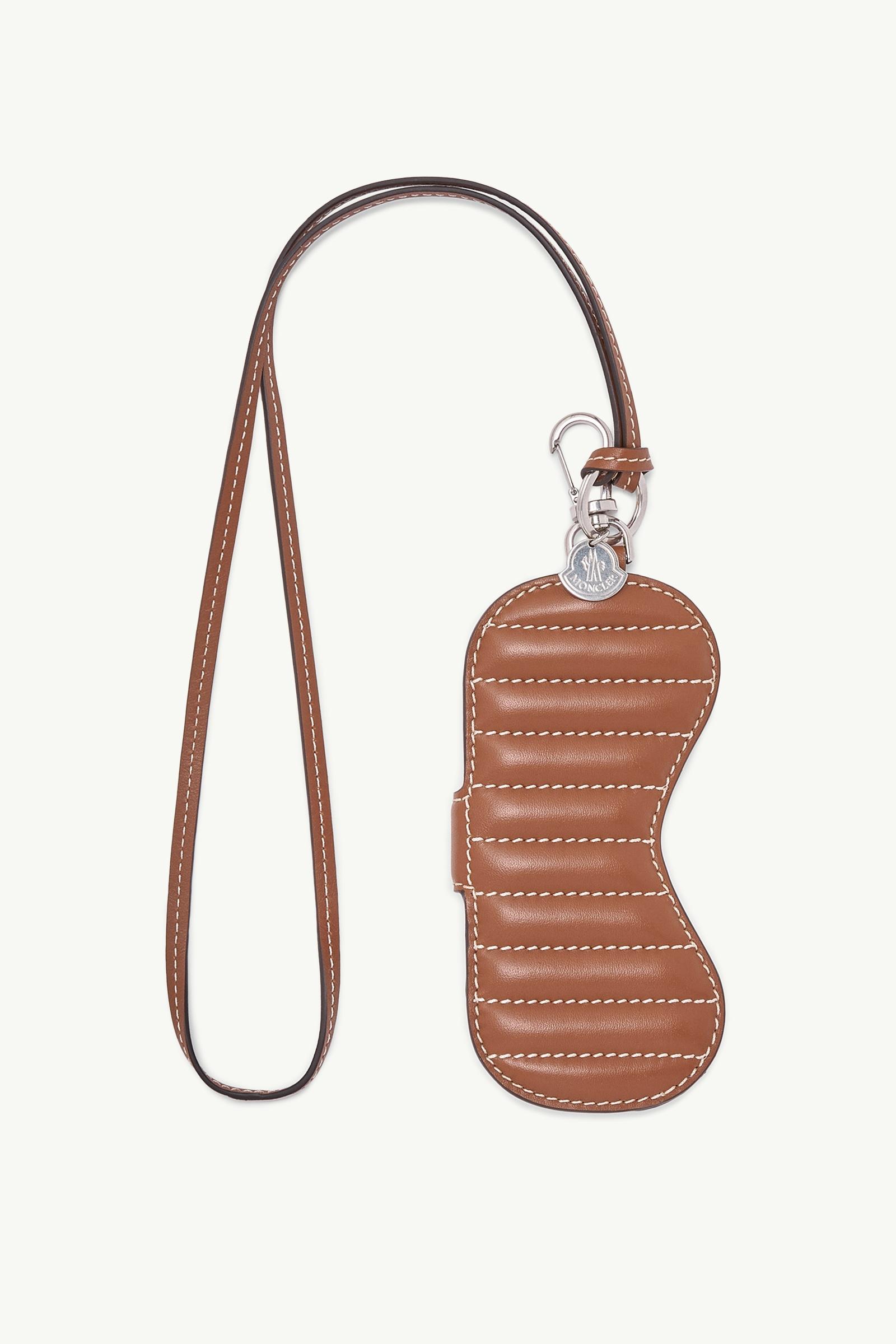 MONCLER眼鏡ケース Orange Leather Quilted Glasses Case - Bags & Small Accessories for