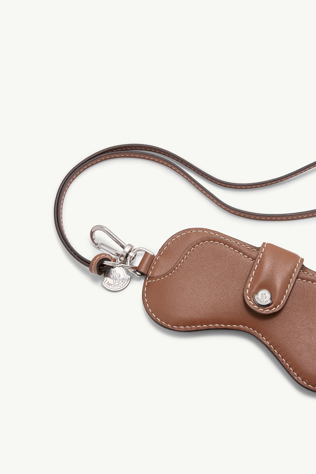 Funda para gafas de piel acolchada Hombre Naranja Moncler 3