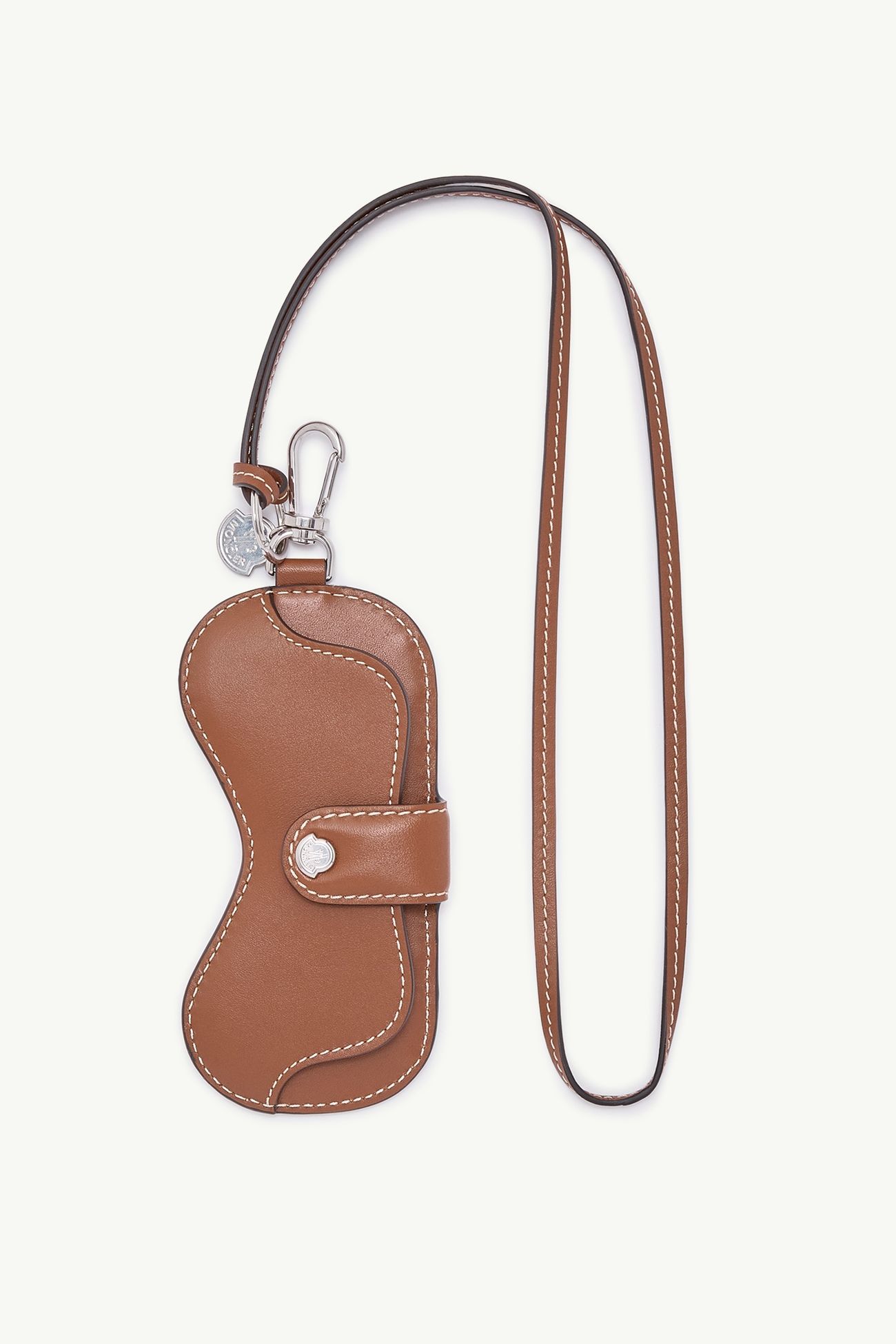 Funda para gafas de piel acolchada Hombre Naranja Moncler 0