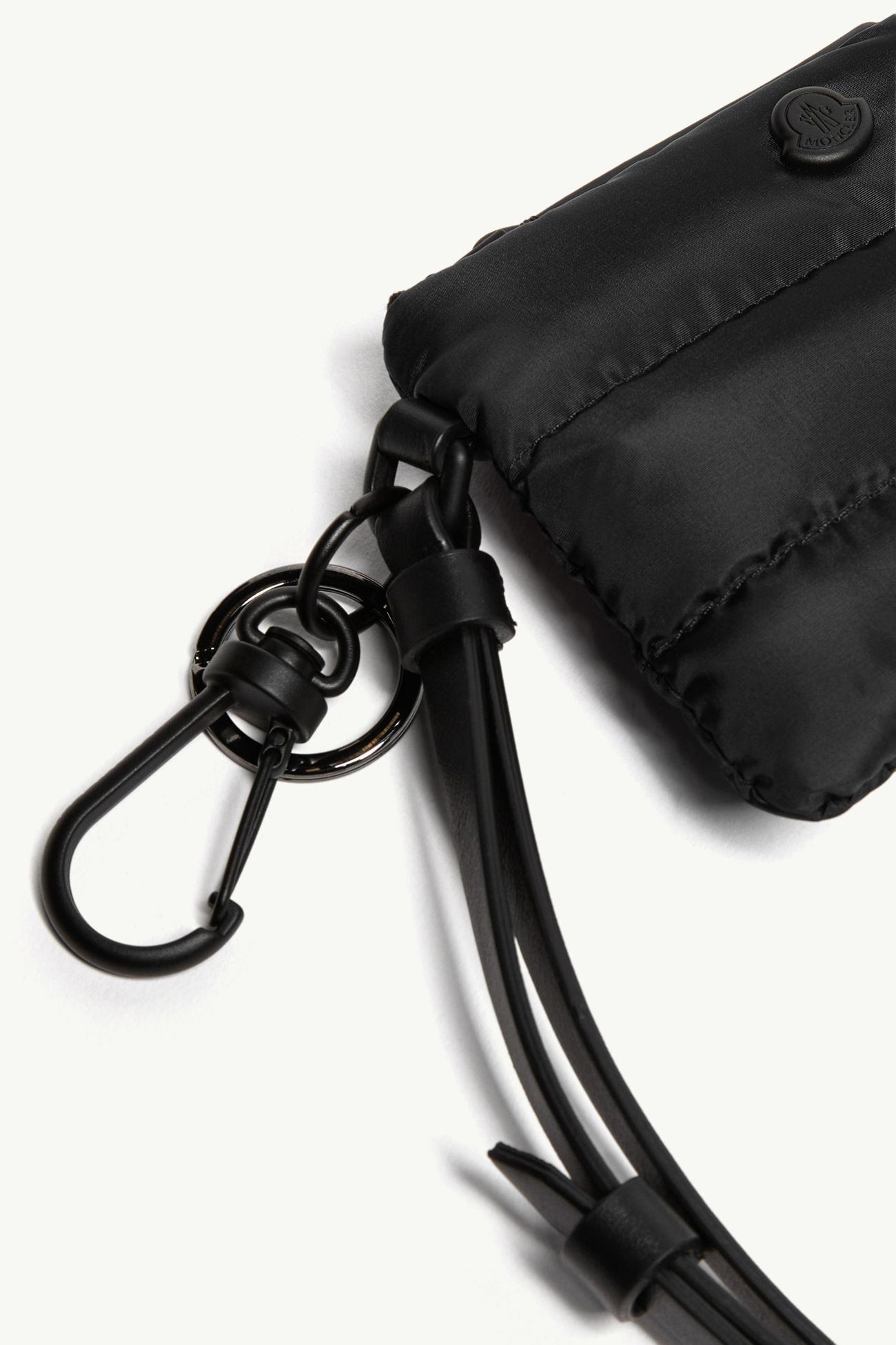 Portacarte Caradoc Con Logo In Metallo Uomo Nero Moncler 1