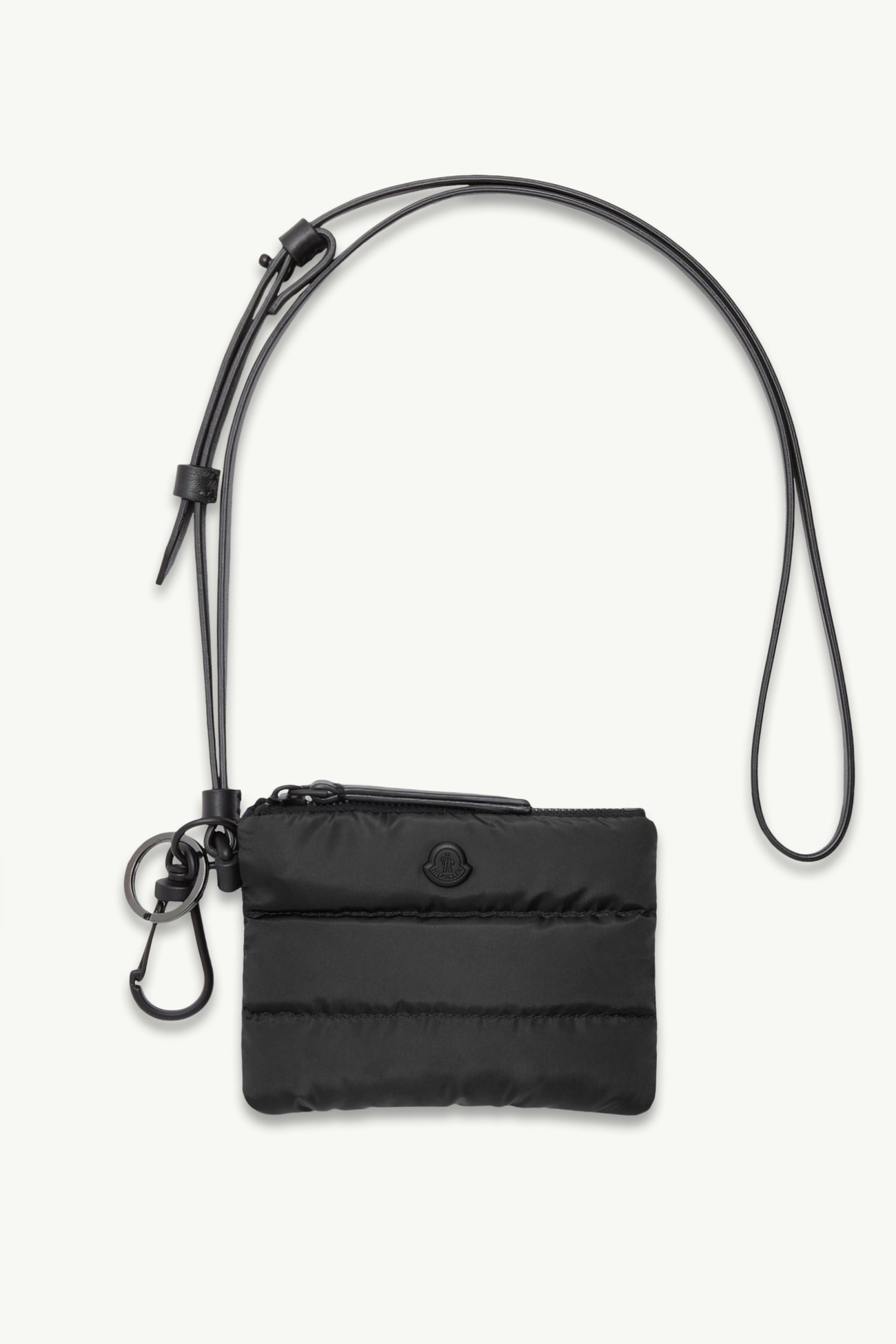 Caradoc Card Metal Logo Holder Men Black Moncler 0