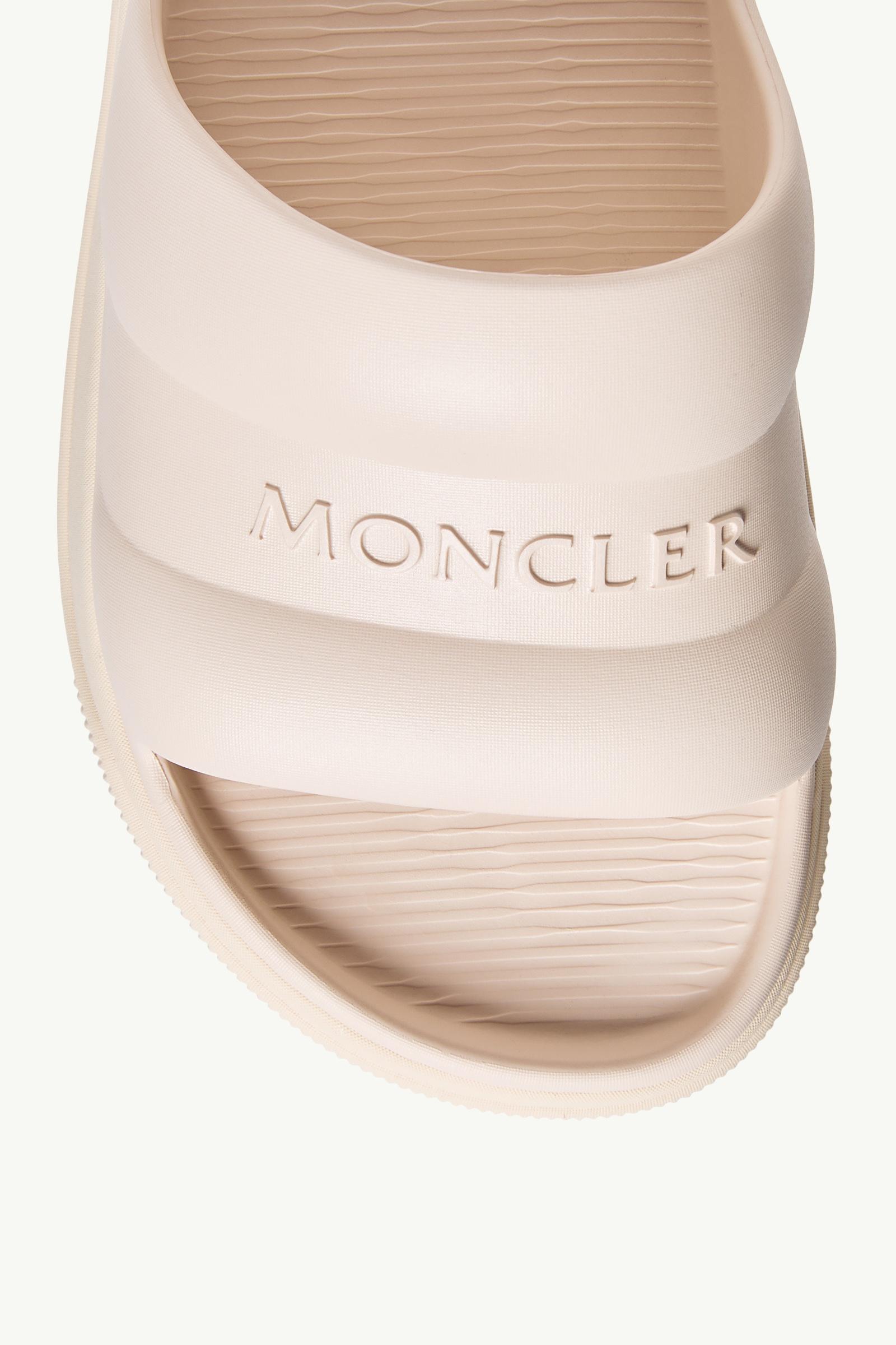 White Ivory Moncler Altive Slides - Sandals & Sliders for Women