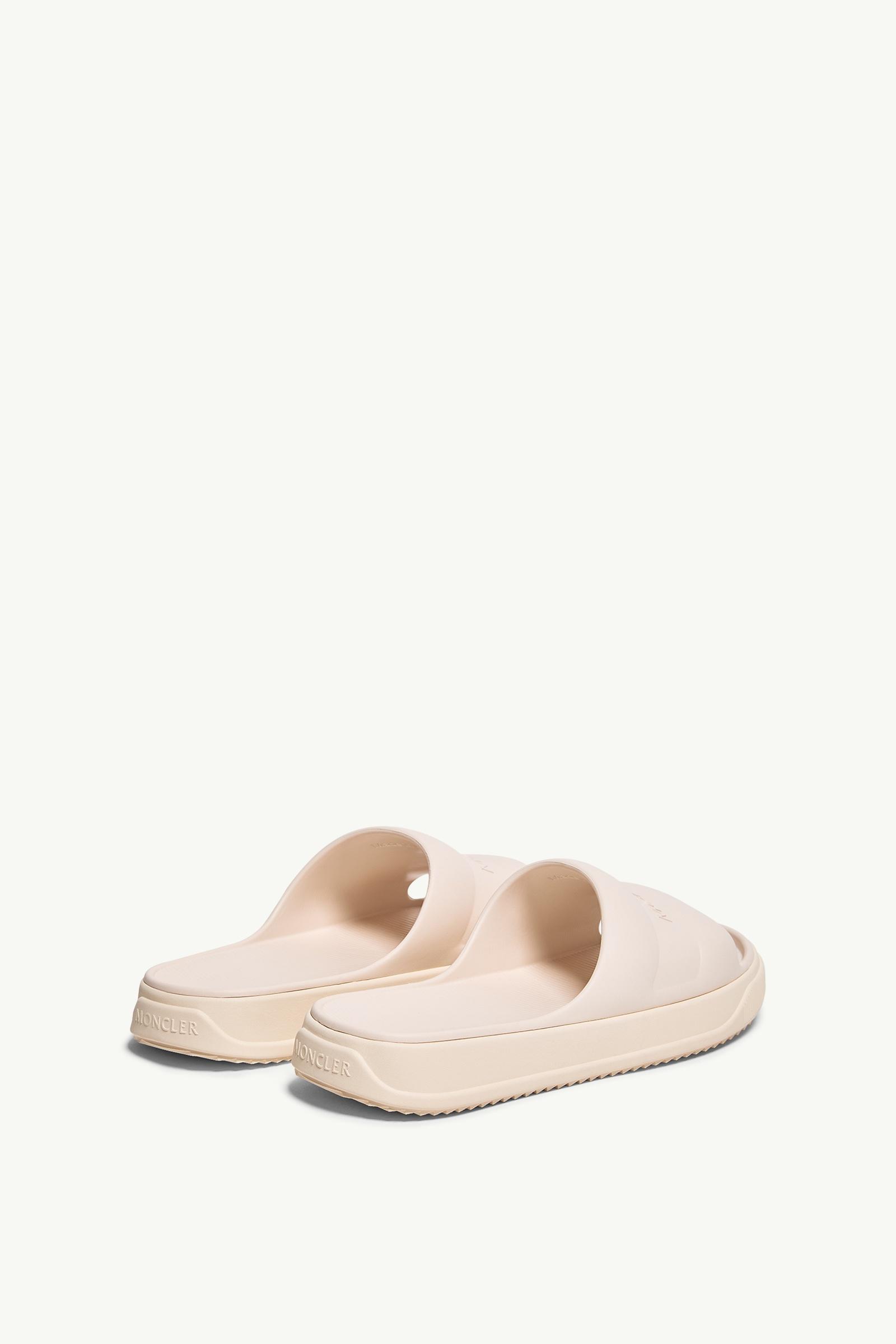 White Ivory Moncler Altive Slides - Sandals & Sliders for Women