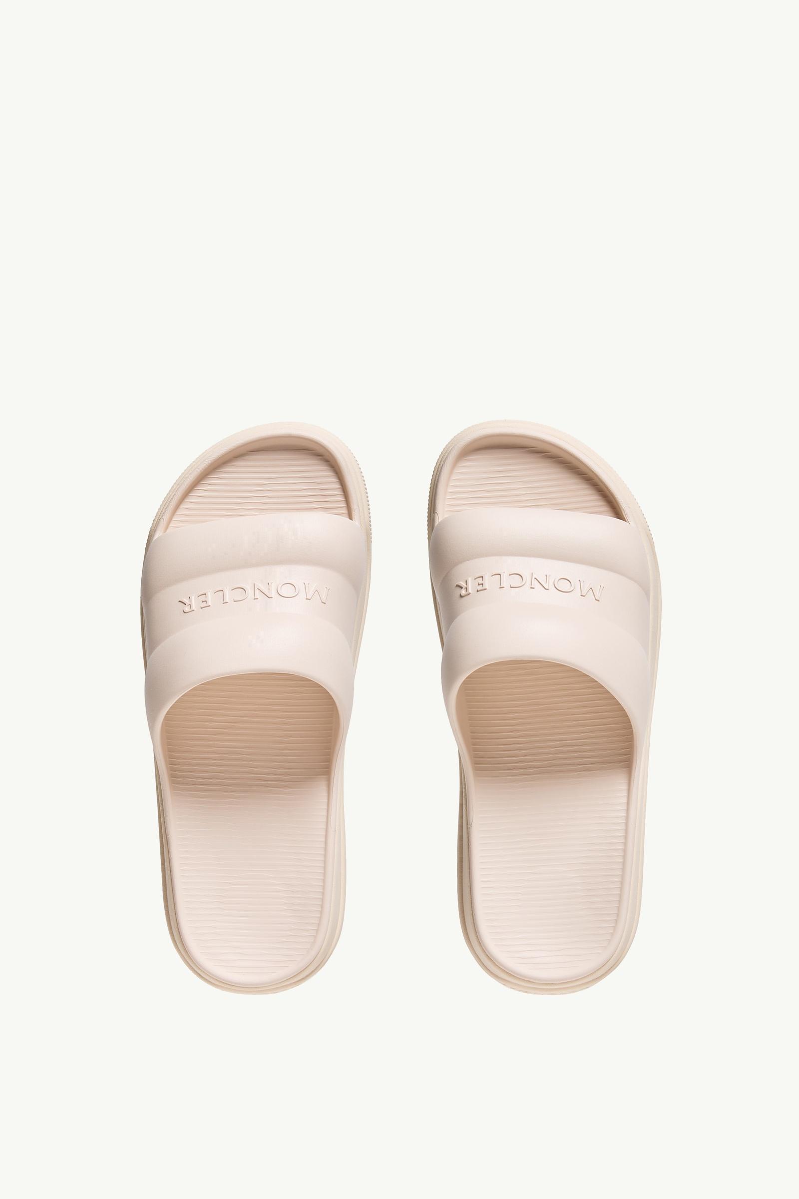 White Ivory Moncler Altive Slides - Sandals & Sliders for Women