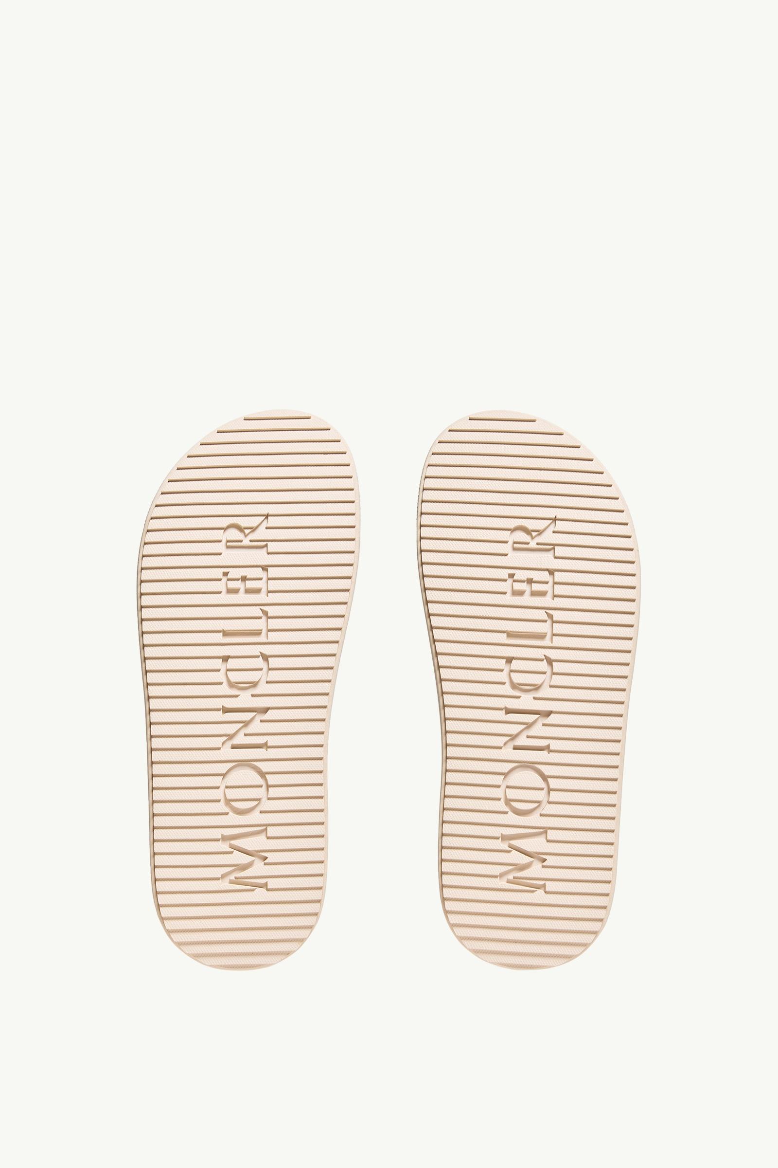 White Ivory Moncler Altive Slides - Sandals & Sliders for Women