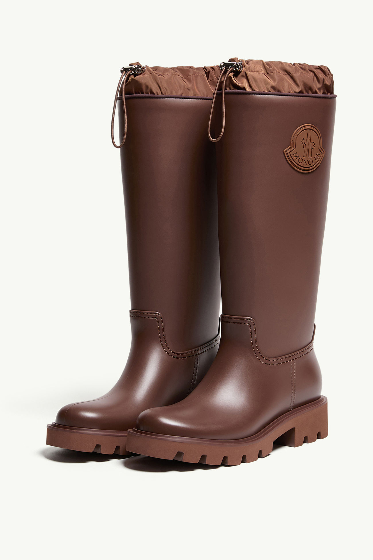 Bottes de pluie montantes Kickstream Femmes Marron Moncler 3