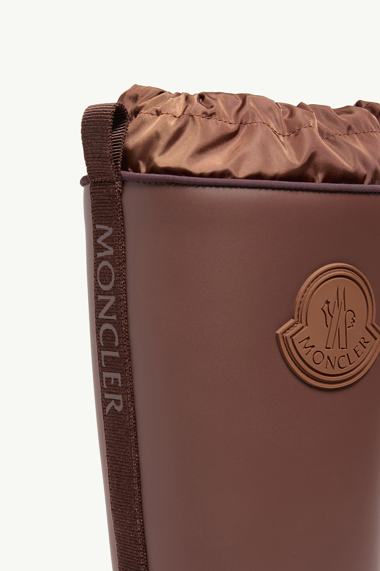 Kickstream High Rain Boots Women Brown Moncler 6