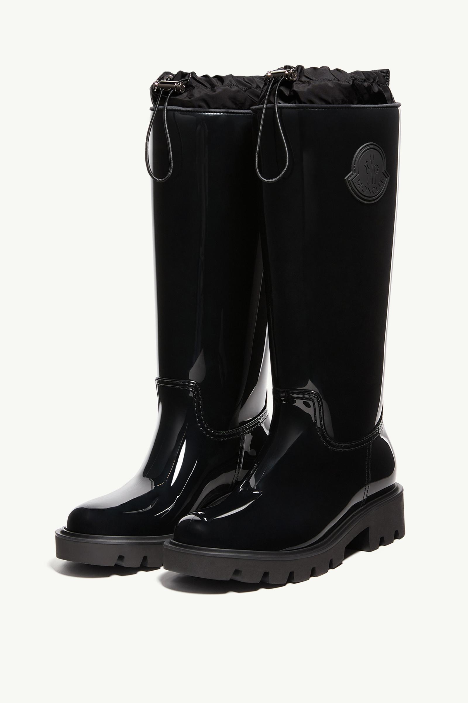 モンクレール ACQUA HIGH レディース レインブーツ Black Kickstream High Rain Boots - Boots for Women | Moncler US