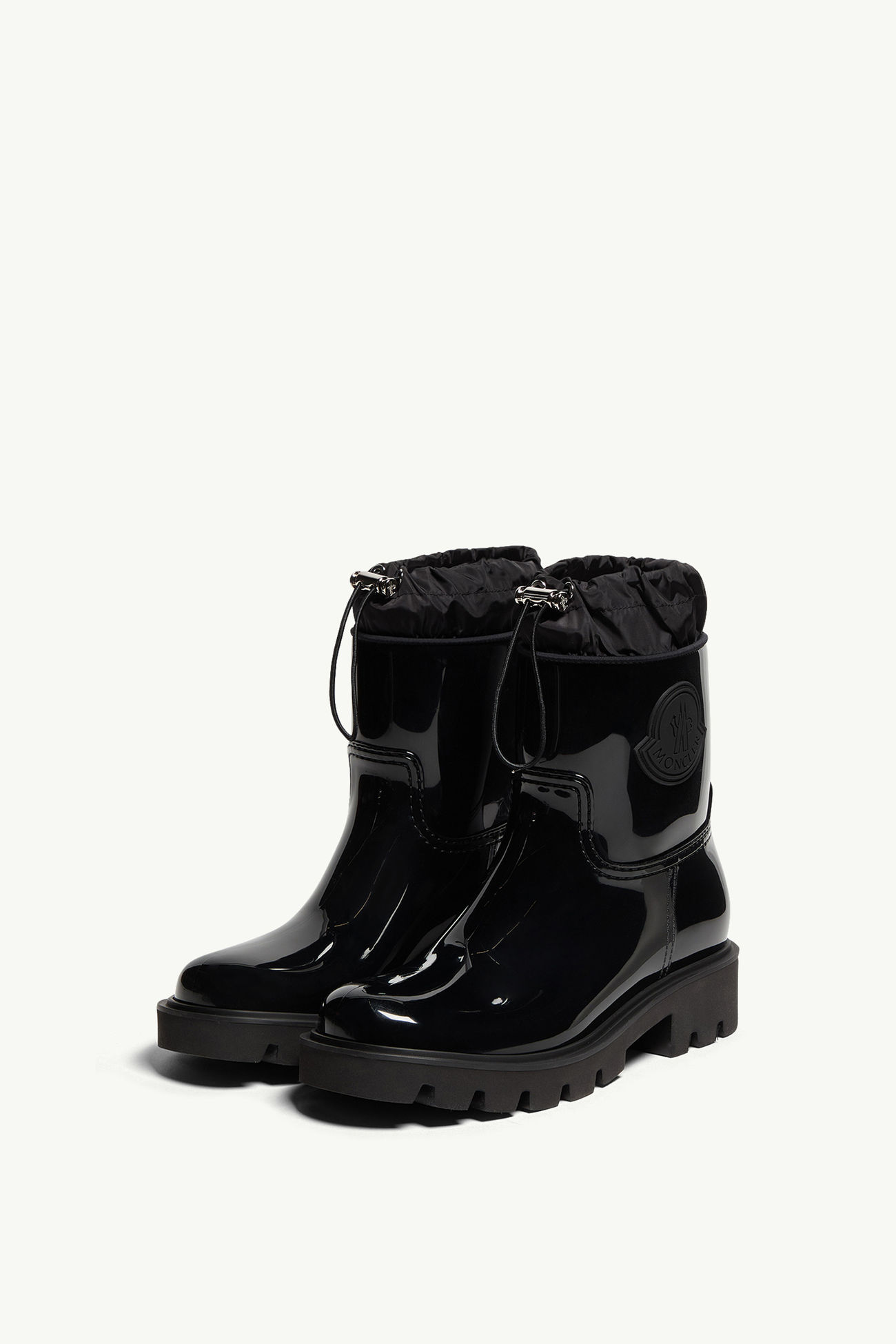 Kickstream Regenstiefel Damen Schwarz Moncler 3