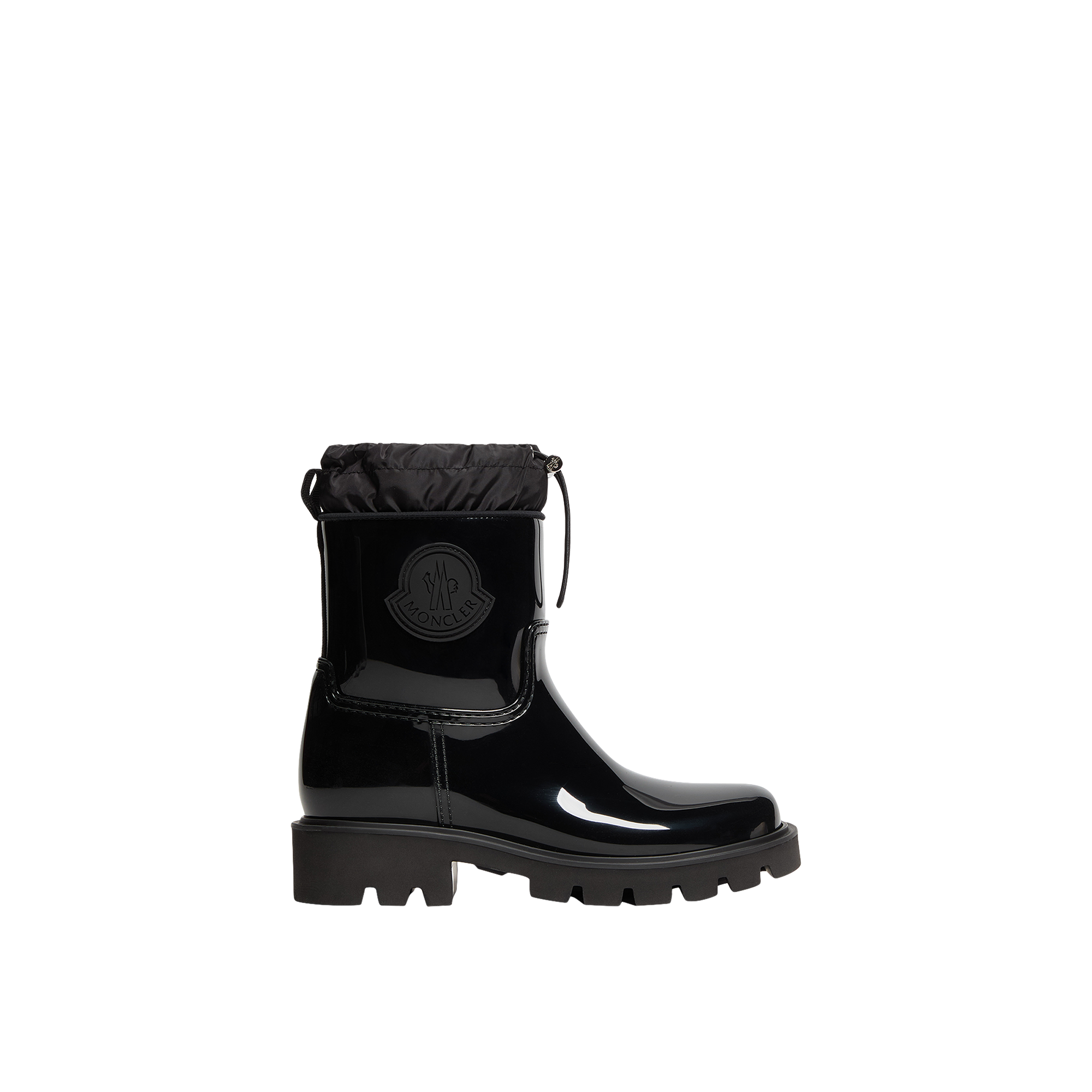 Moncler   Kickstream Rain Boots for Women in Black, Size: 39