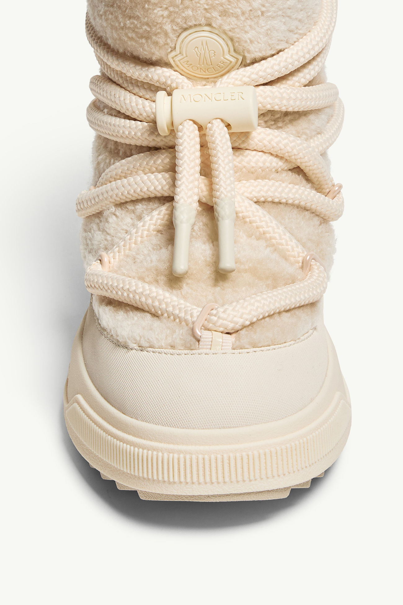 Moncler Altive Mid Teddy Schneestiefel Damen Hellbeige Moncler 2