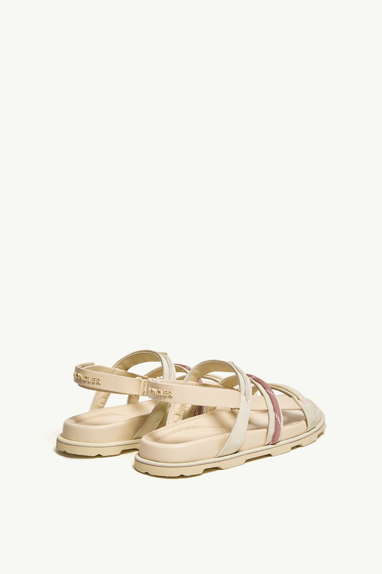 Vera Isla皮革涼鞋 女士 象牙白色 Moncler 3