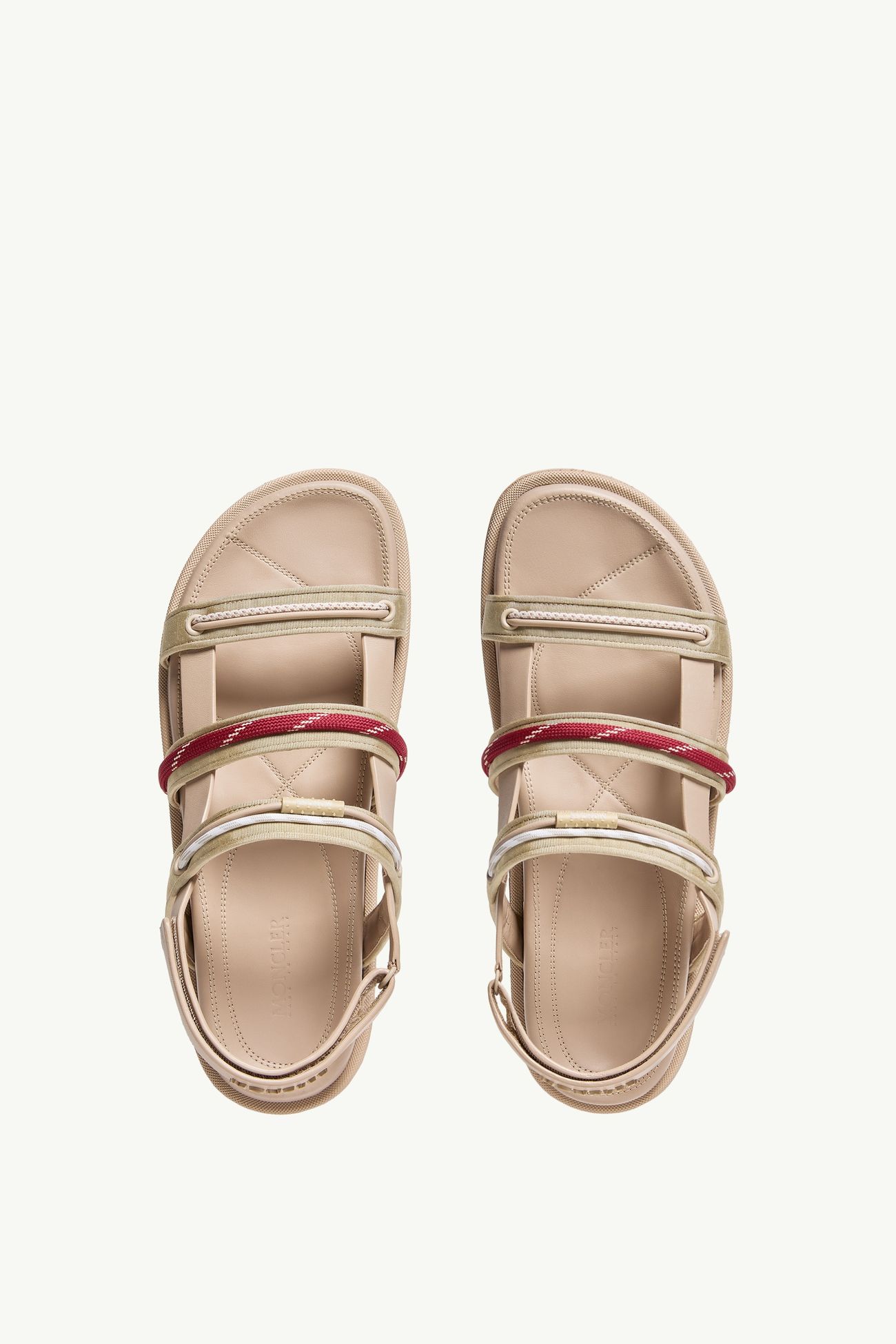 Sandales Vera Isla en cuir Femmes Beige Clair Moncler 4