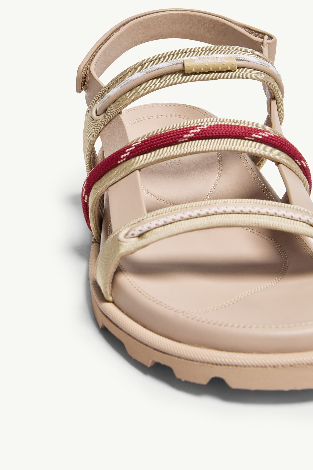 Vera Isla Leather Sandals Women Light Beige Moncler 6