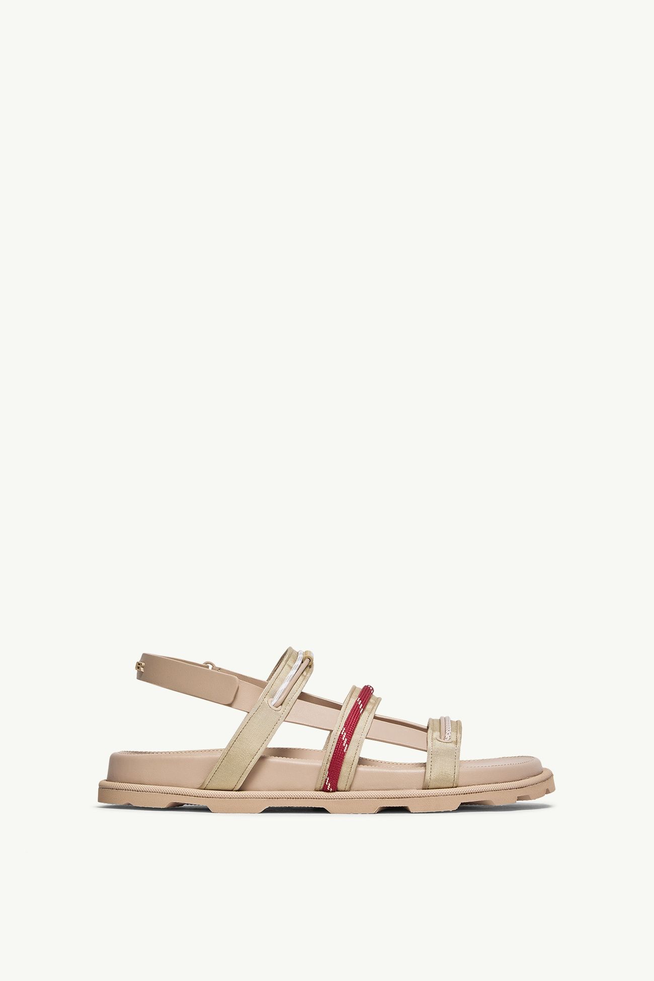 Vera Isla皮革涼鞋 女士 淺米色 Moncler 0