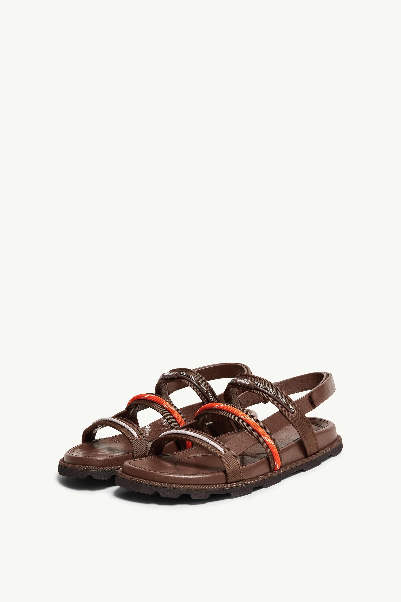 Brown Vera Isla Leather Sandals - Sandals & Sliders for Women
