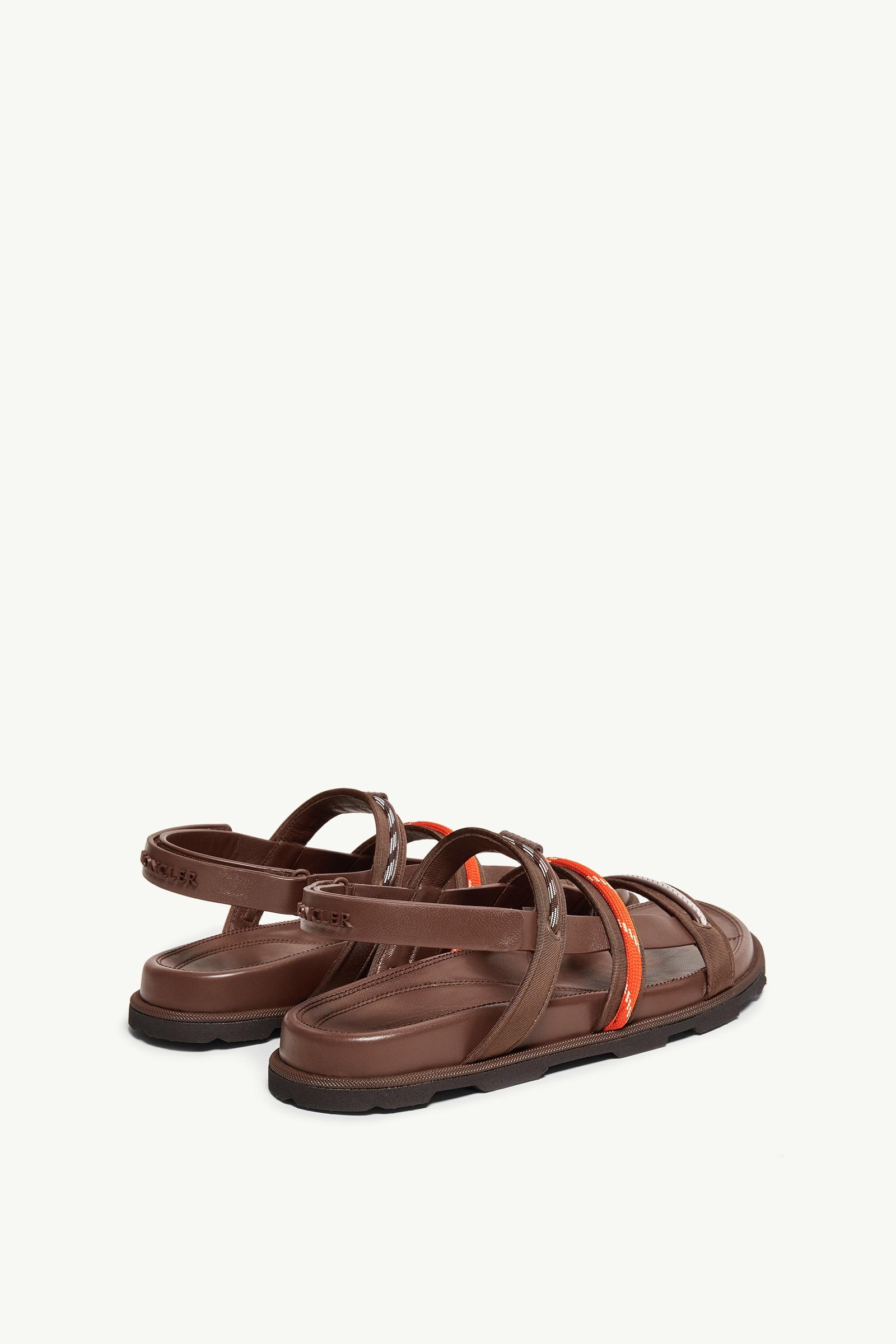 Brown Vera Isla Leather Sandals - Sandals & Sliders for Women