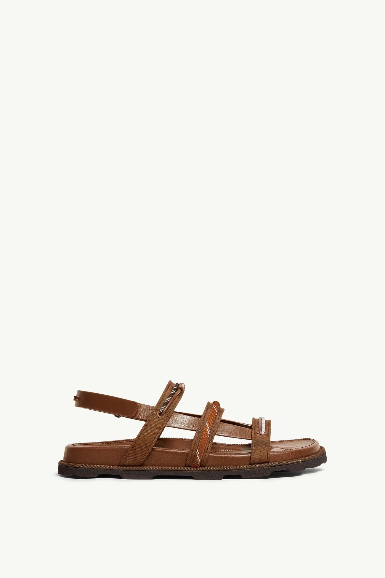 Sandalias de piel Vera Isla Mujer Marrón Moncler 0