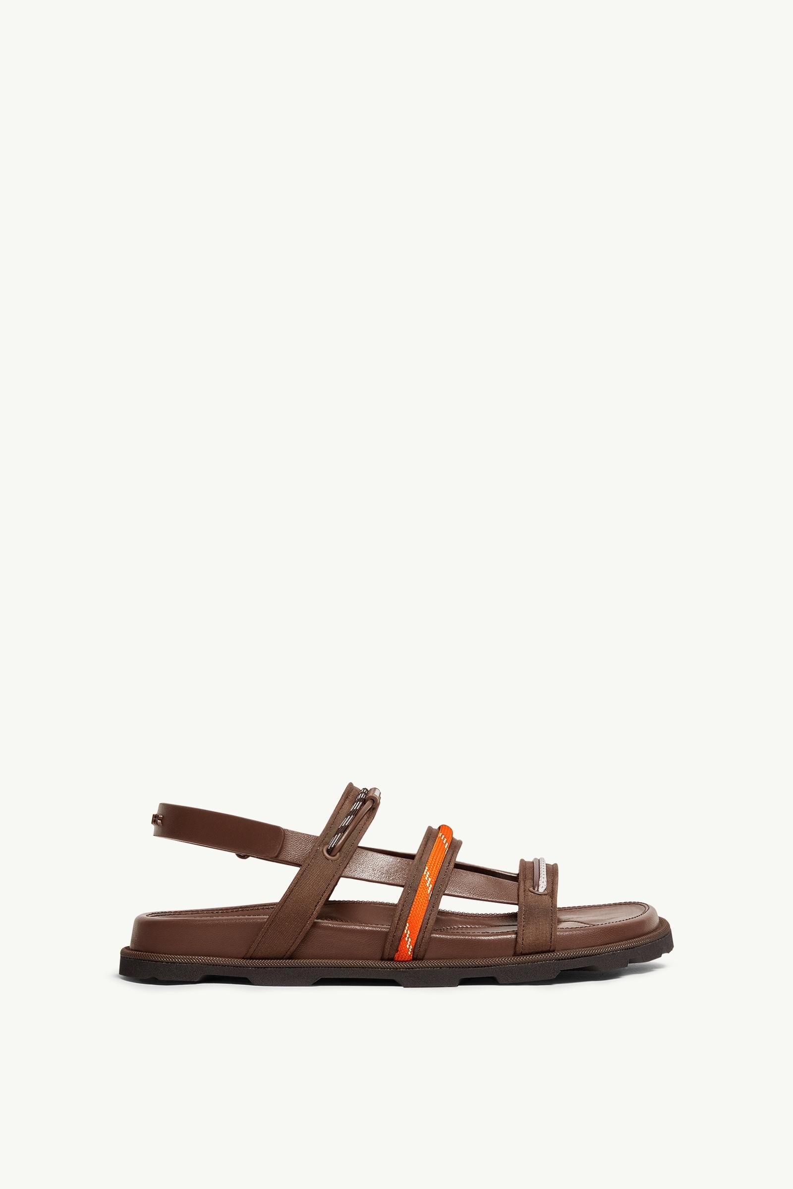 Brown Vera Isla Leather Sandals - Sandals & Sliders for Women