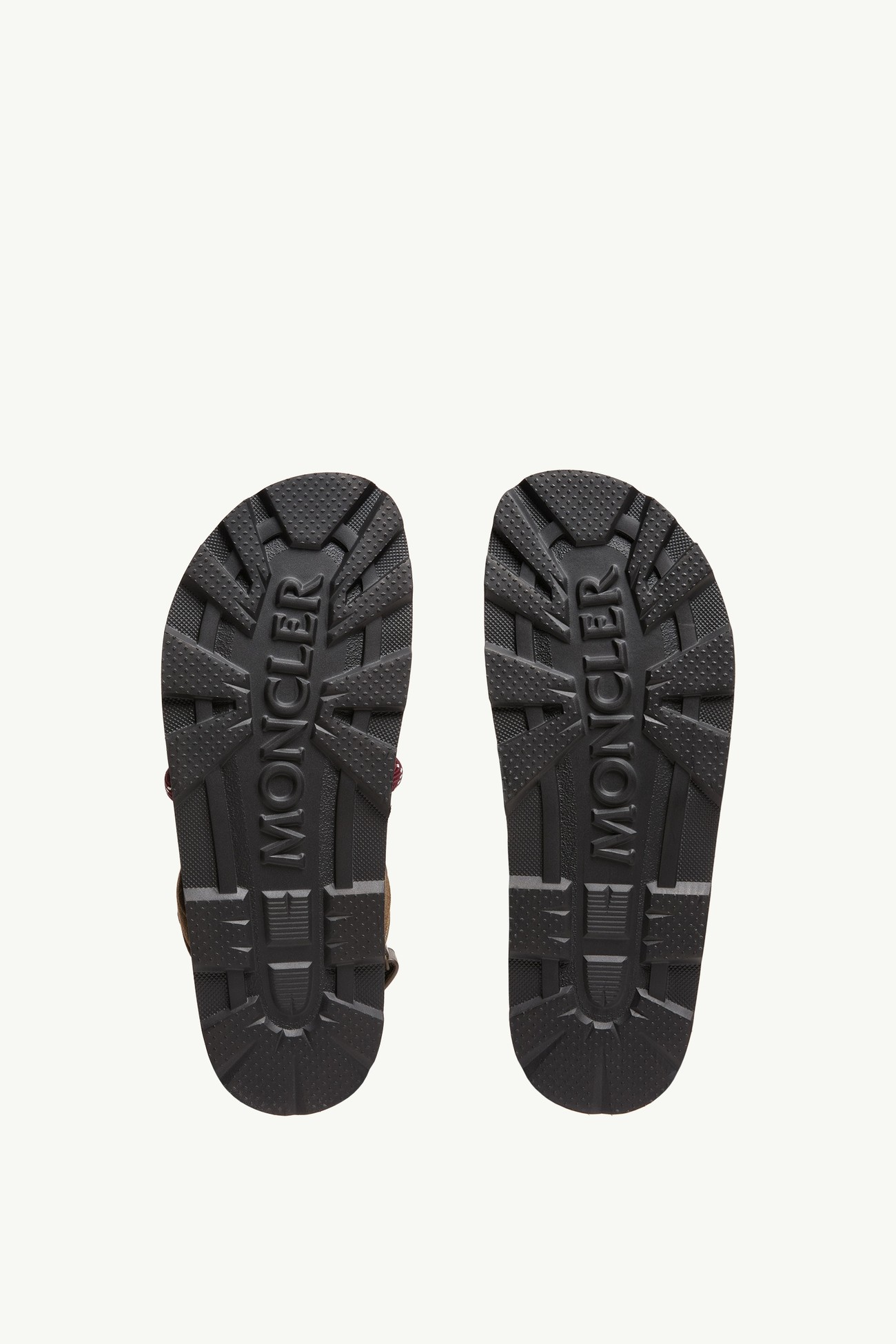 Vera Isla Leather Sandals Women Khaki Moncler 5