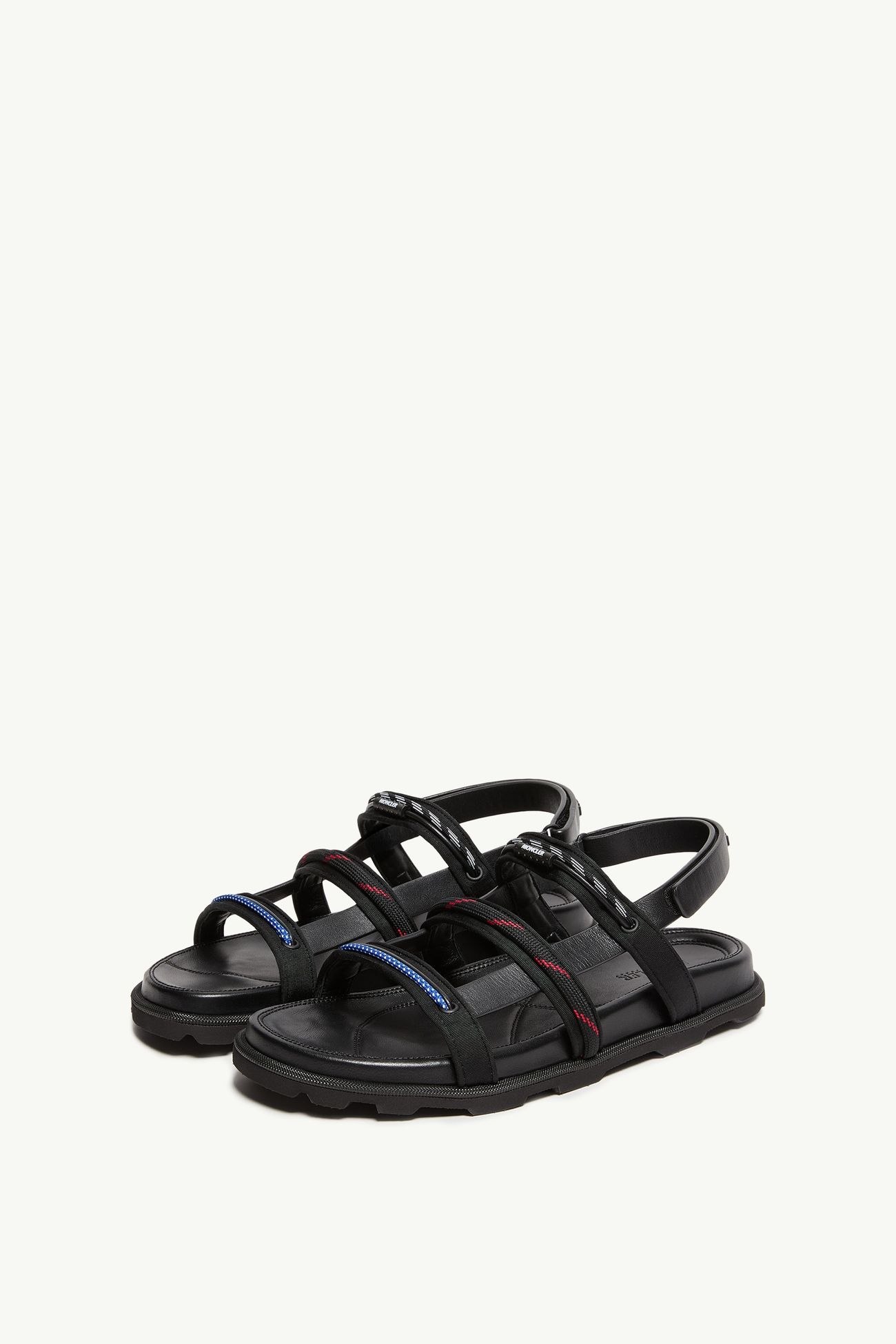 Vera Isla Leather Sandals Women Black Moncler 2