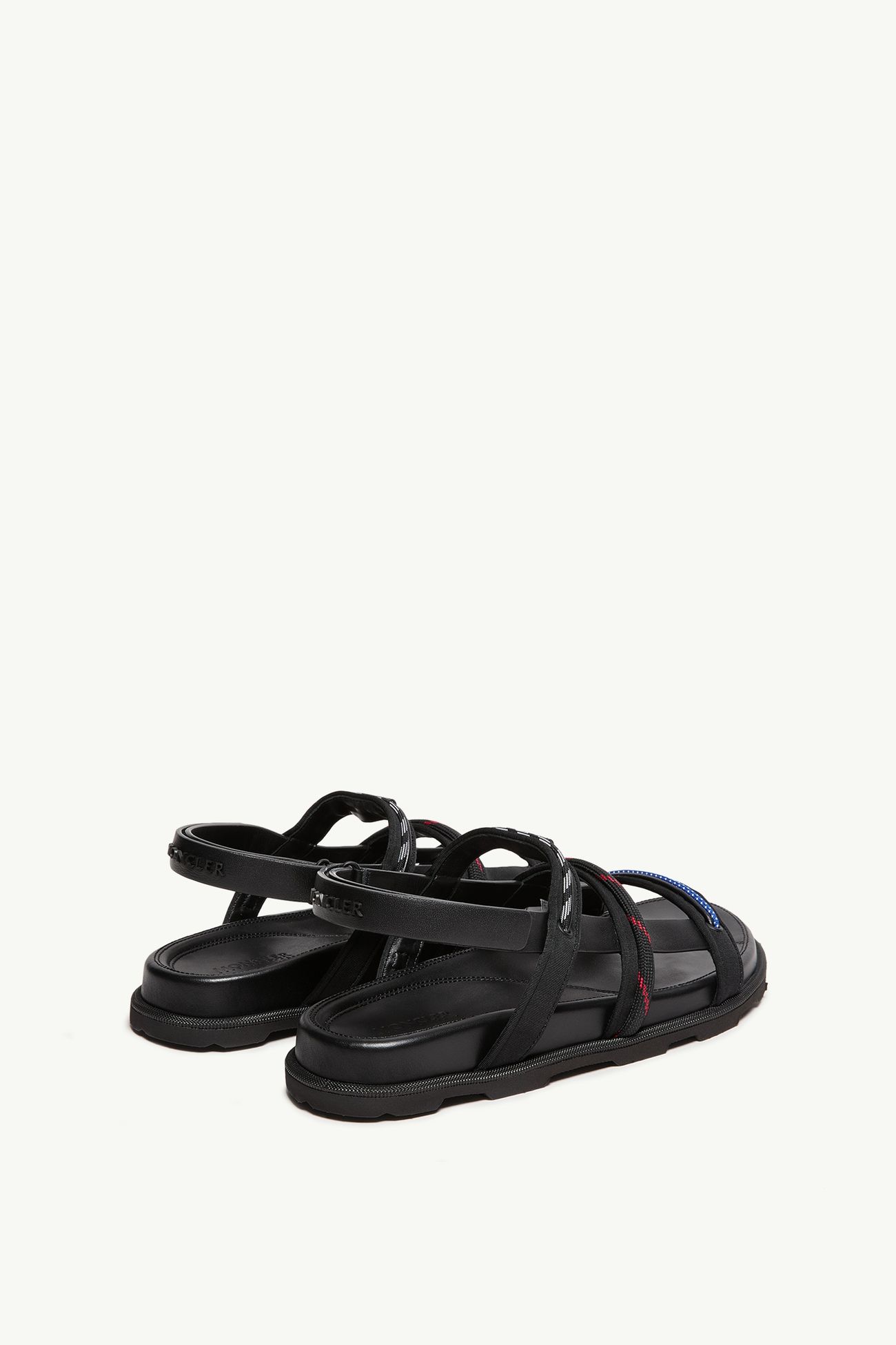 Sandalias de piel Vera Isla Mujer Negro Moncler 3
