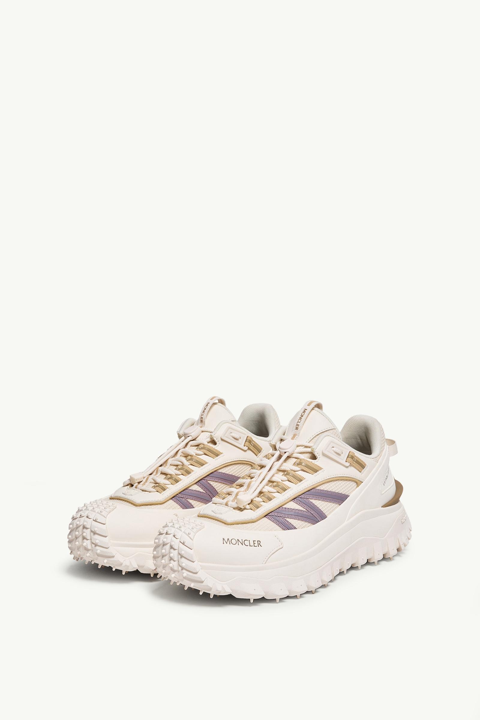 White Ivory Trailgrip Sneakers - Sneakers for Women | Moncler US