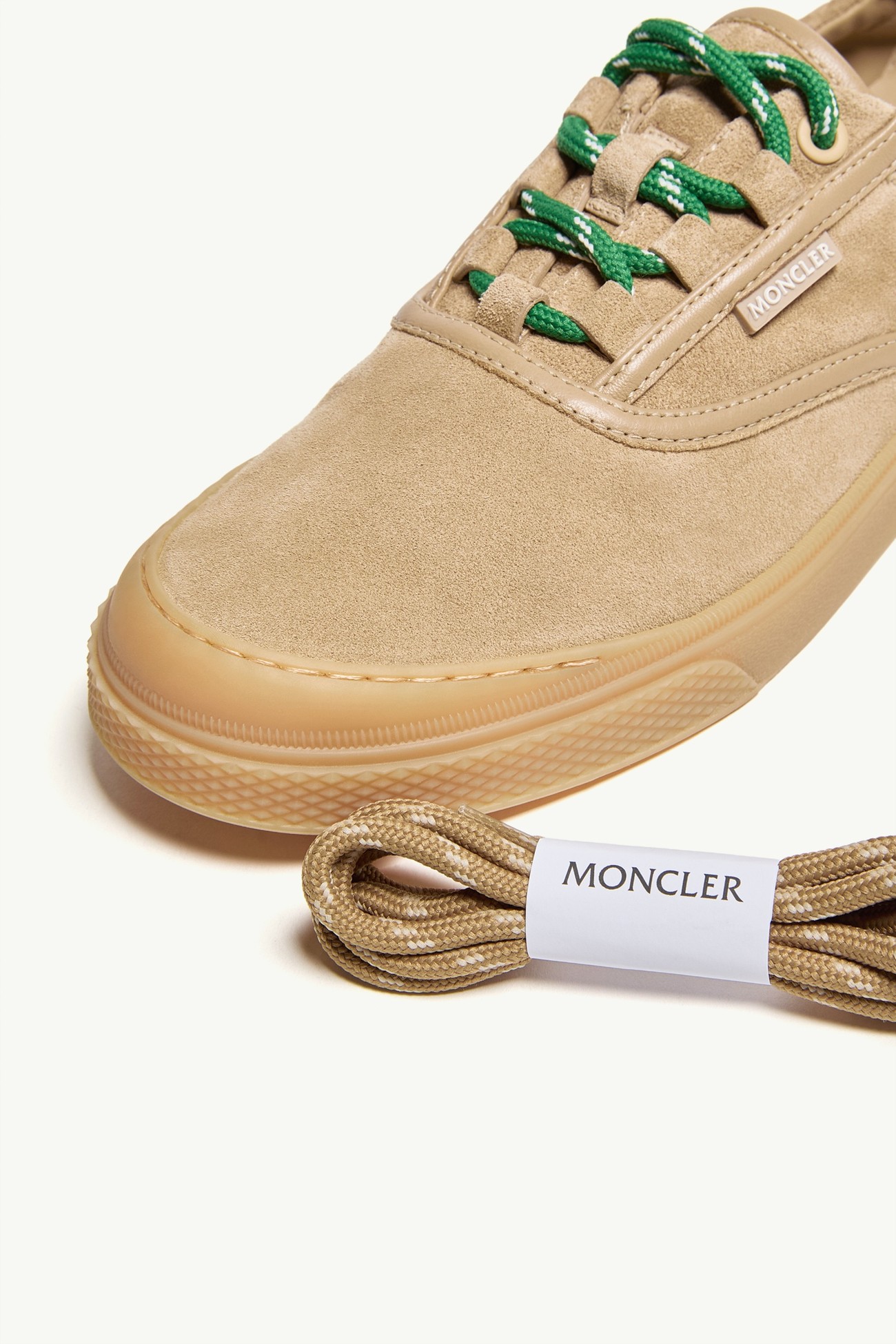 Vera Leisure Suede Sneakers Women Beige Moncler 9