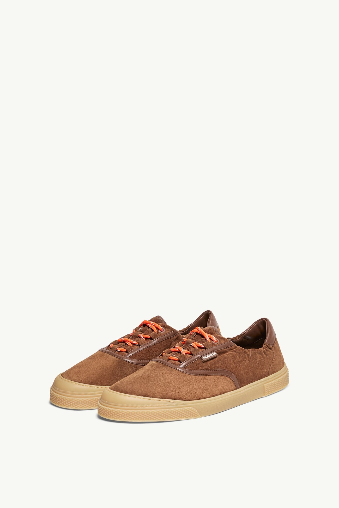 Vera Leisure Suede Sneakers Women Brown Moncler 4