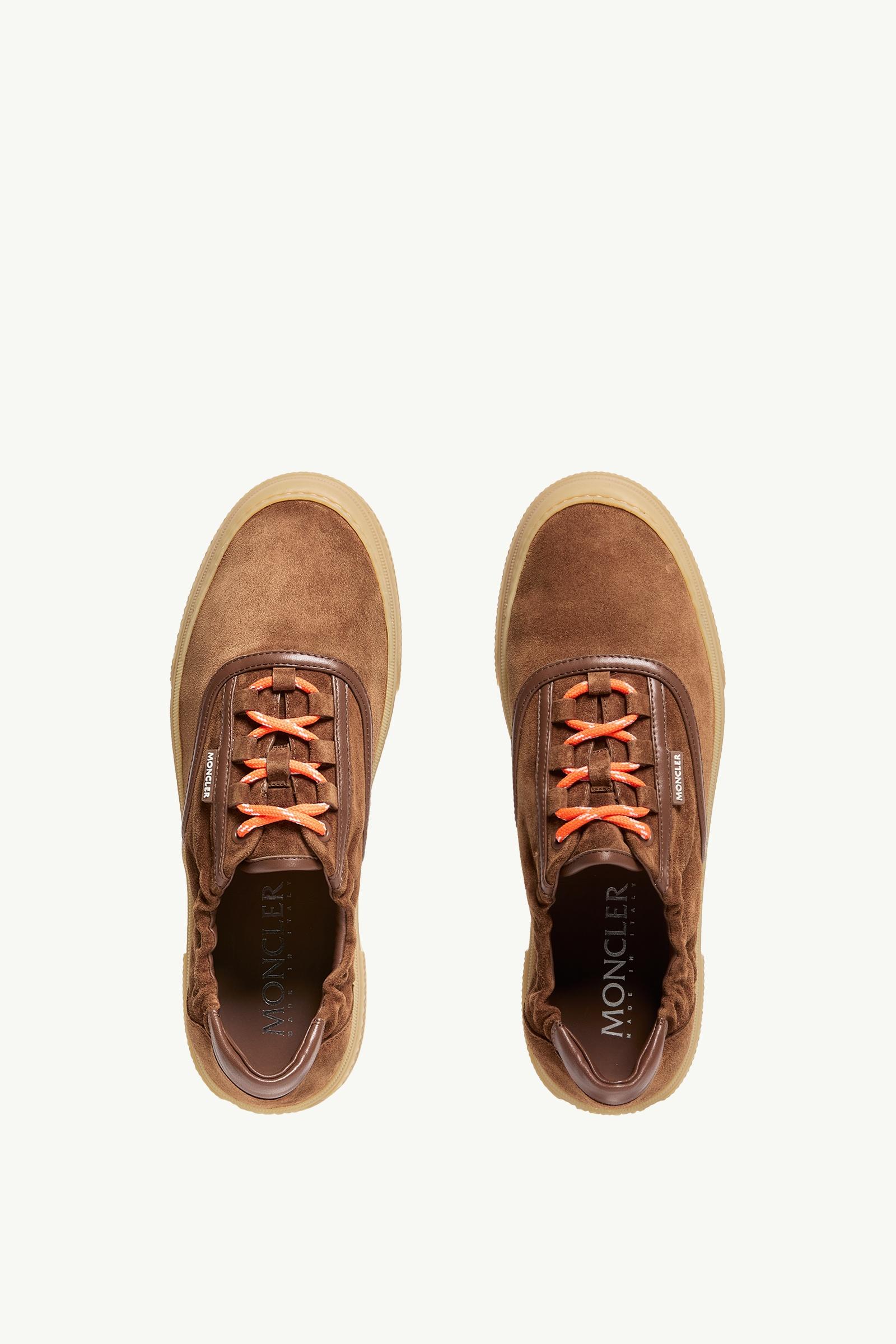 Brown Vera Leisure Suede Sneakers - Sneakers for Women | Moncler US