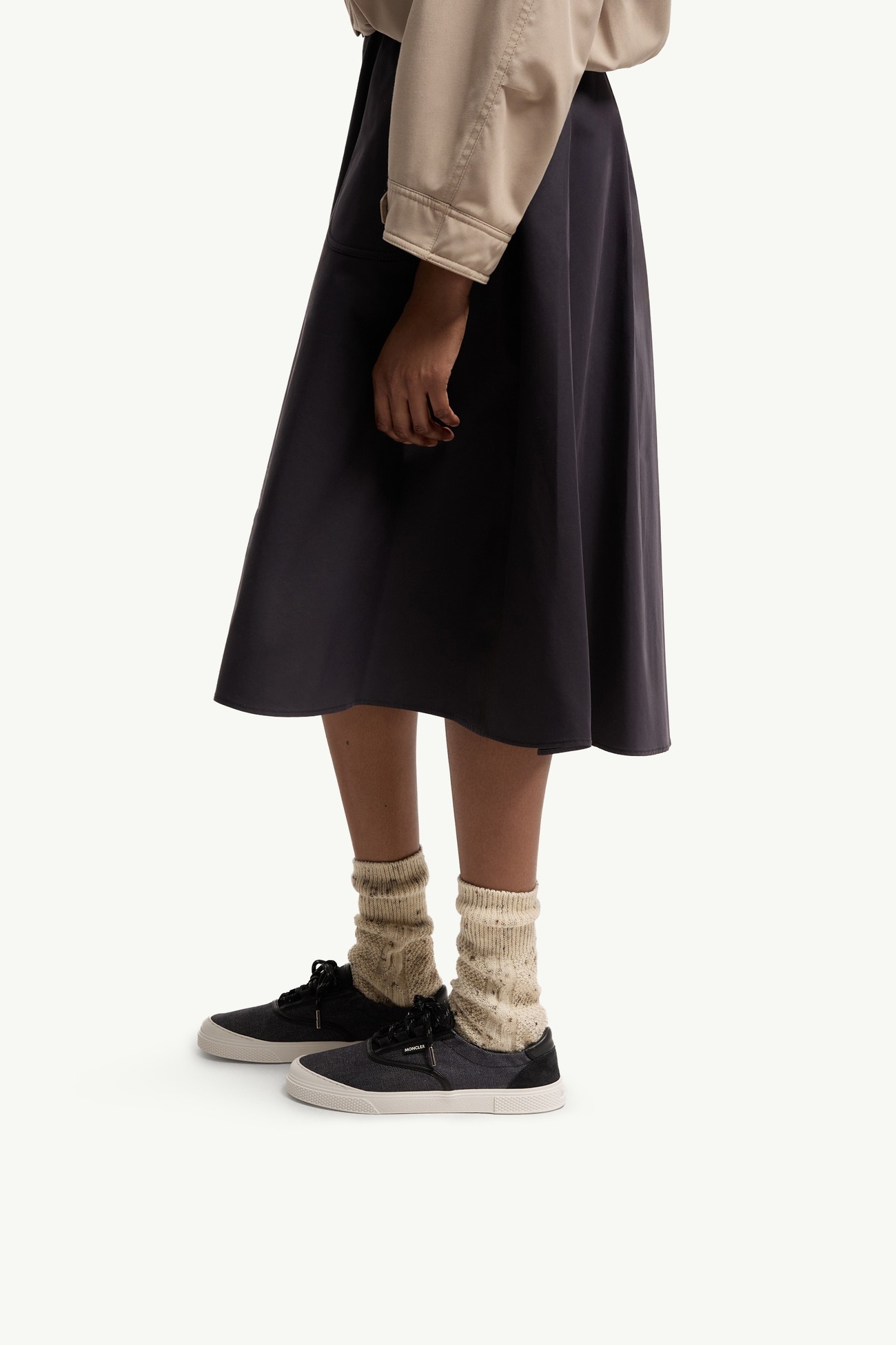 Sneakers Vera Leisure en denim Femmes Bleu foncé Moncler 1